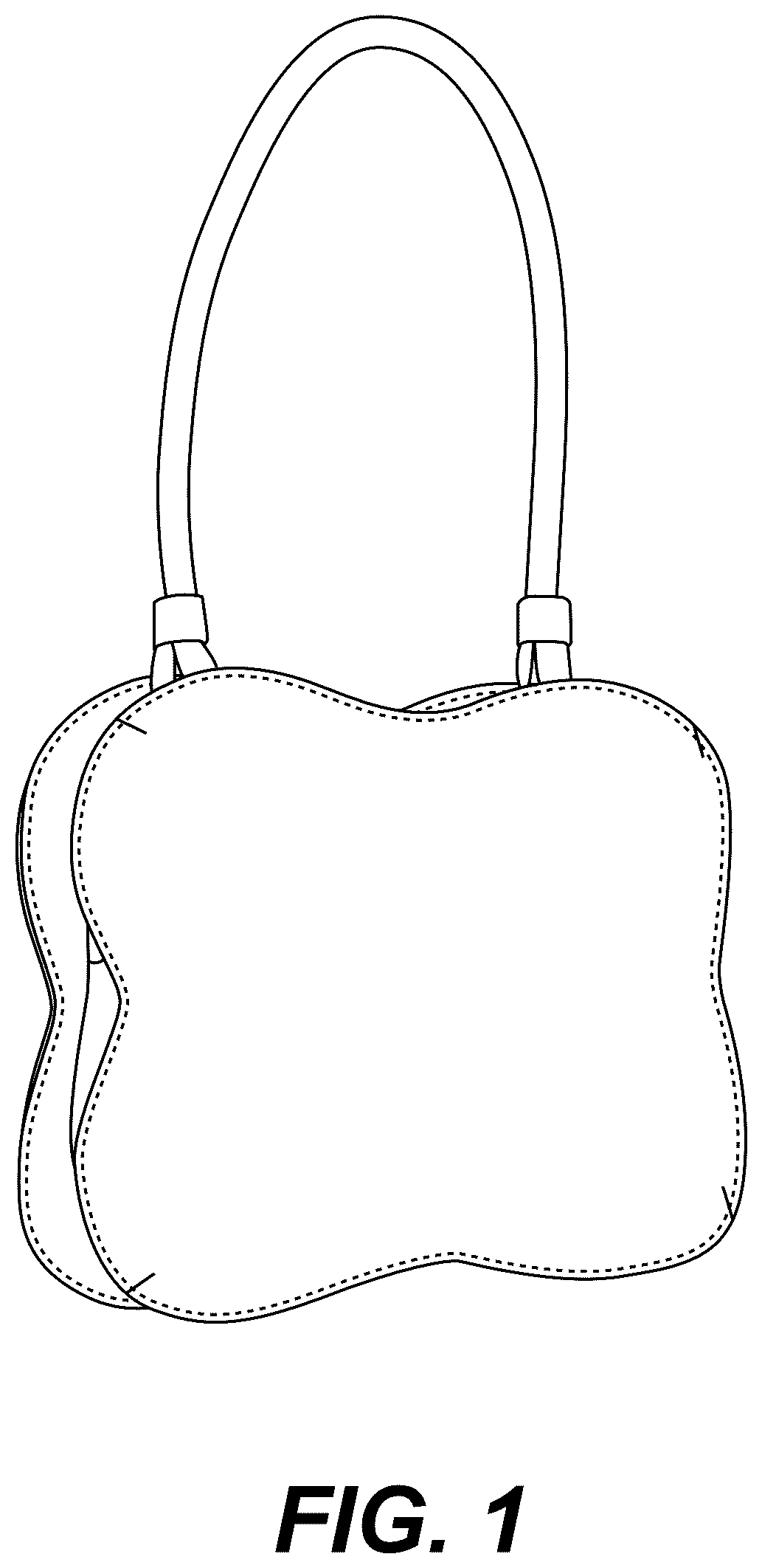 Patent USD1123370 Figure 1 – Bag