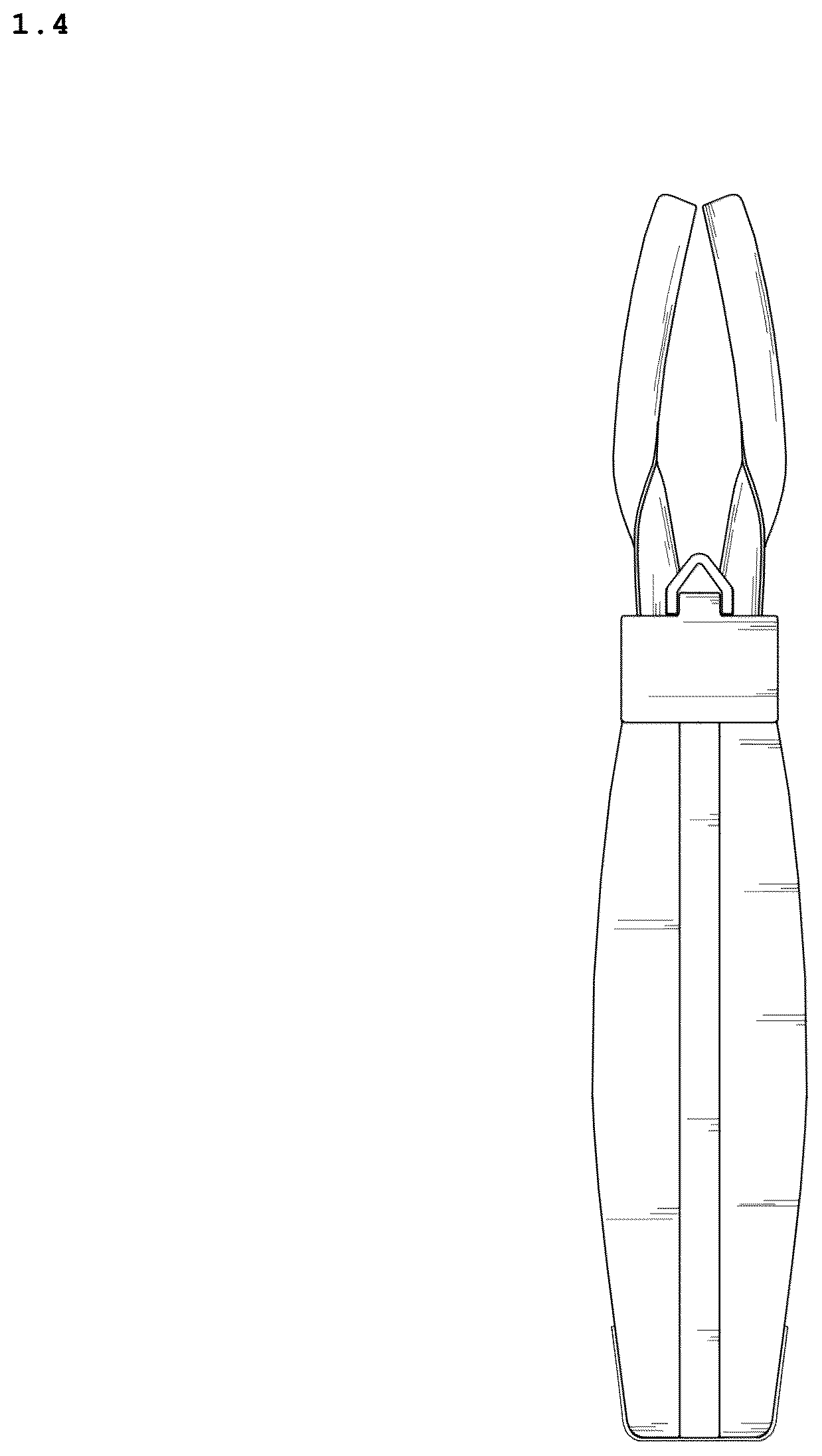 Patent USD1123374 Figure 4 – Bag