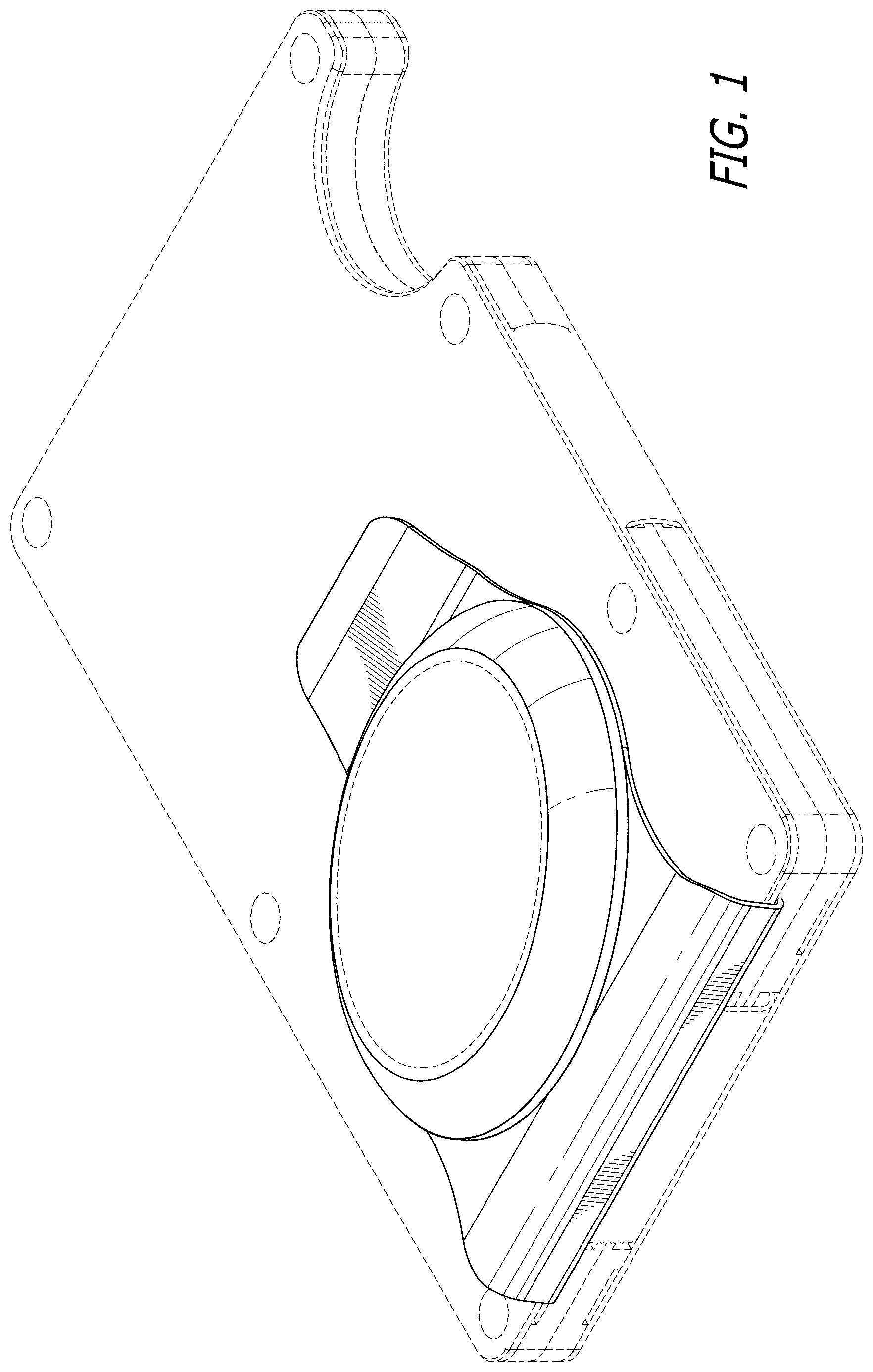 Patent USD1123377 — Electronic tag holder — Figure 1