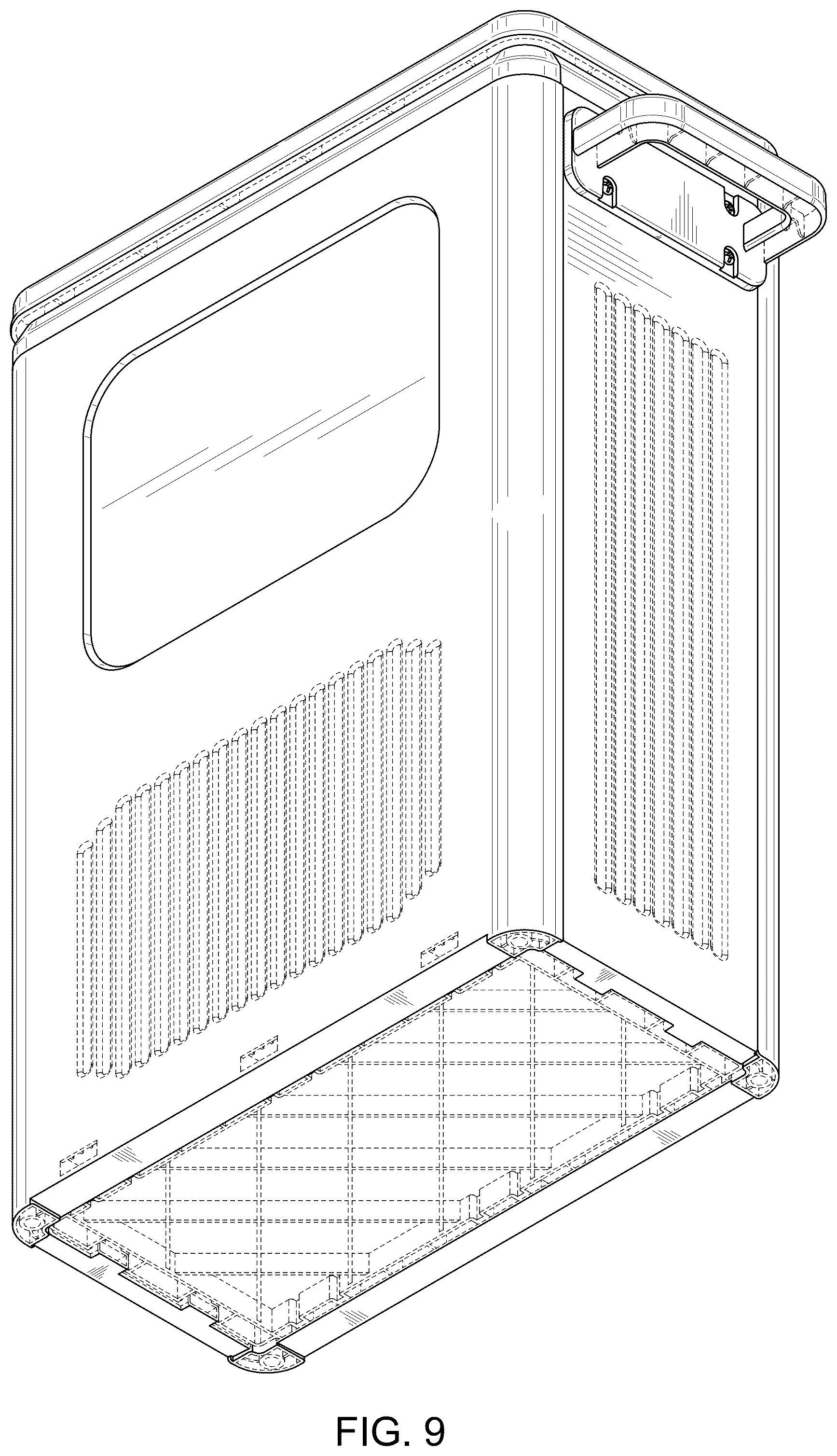 Patent USD1123386 Figure 8 – Storage box