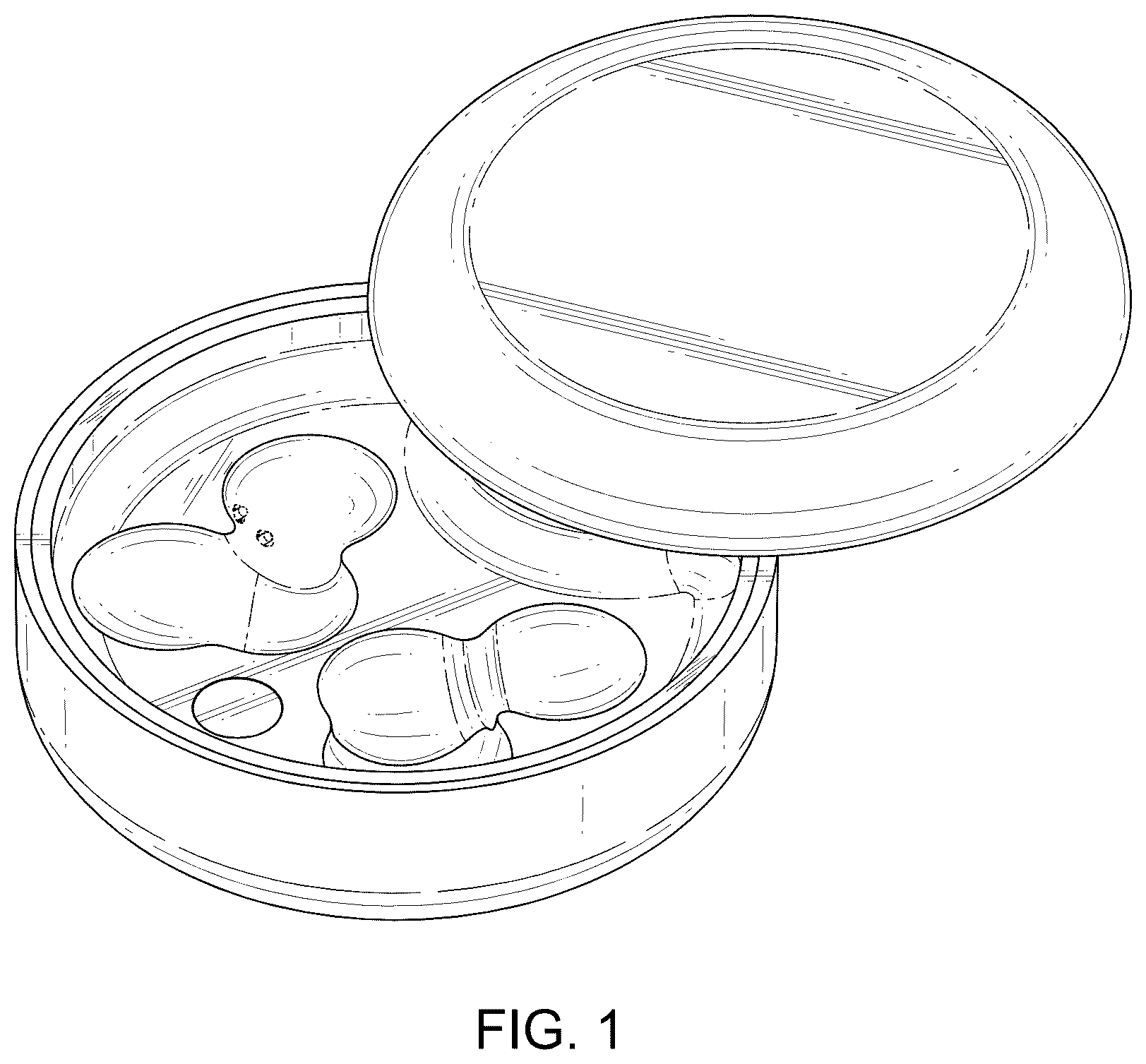 Patent USD1123394 — Earbud case — Figure 1