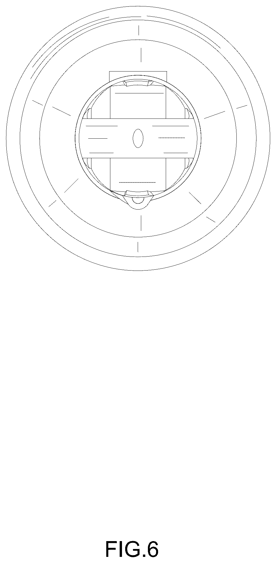Patent USD1123405 Figure 6 – Bathtub brush