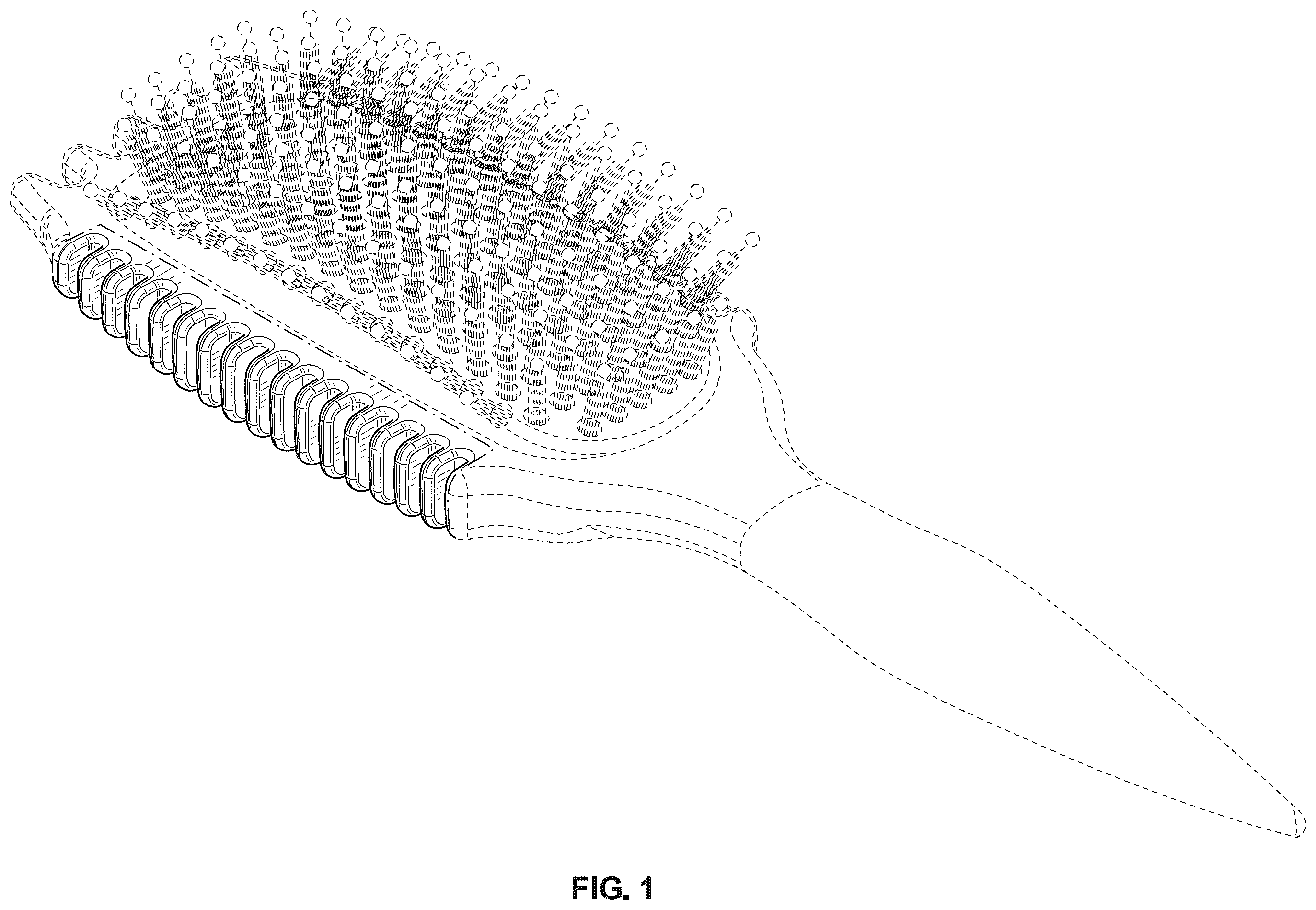 Patent USD1123409 — Brush — Figure 1