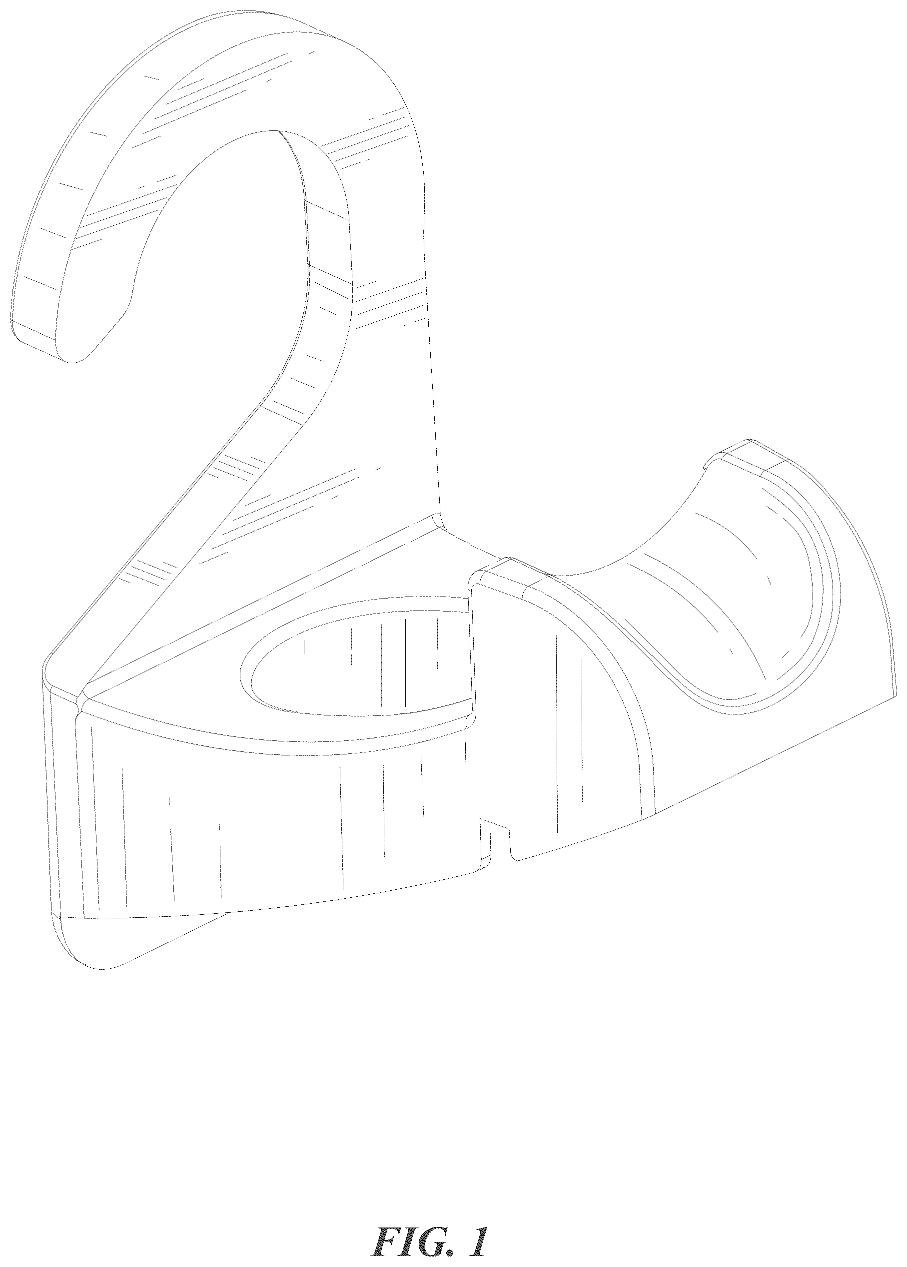 Patent USD1123415 — Hook — Figure 1