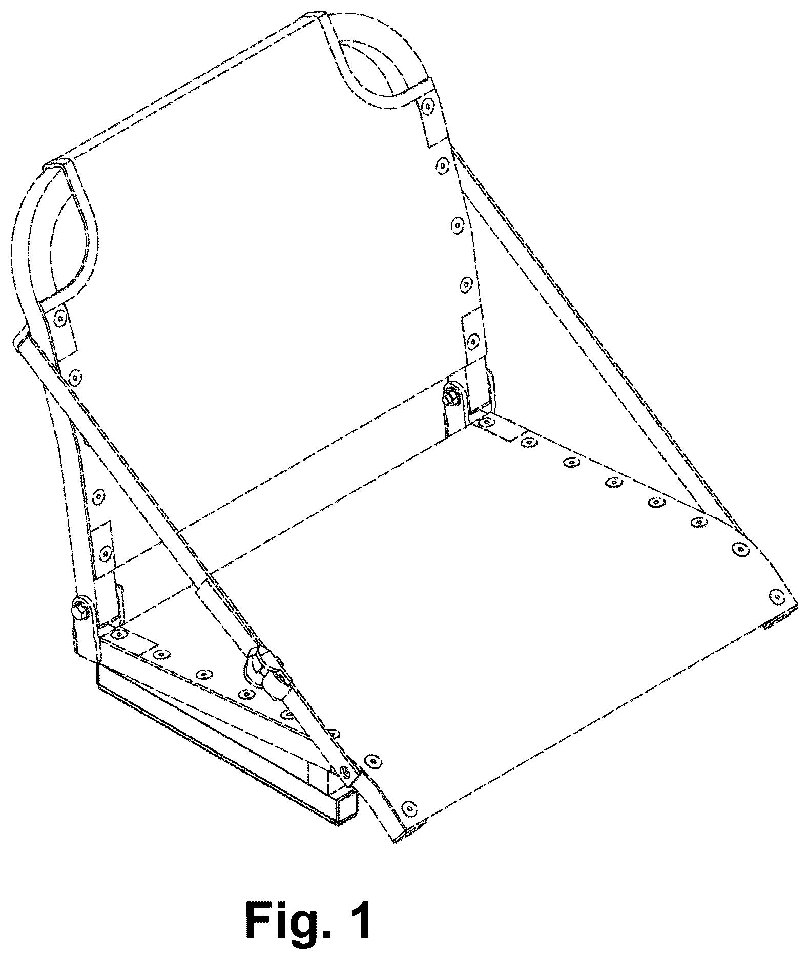 Patent USD1123427 Figure 1 – Bleacher seat