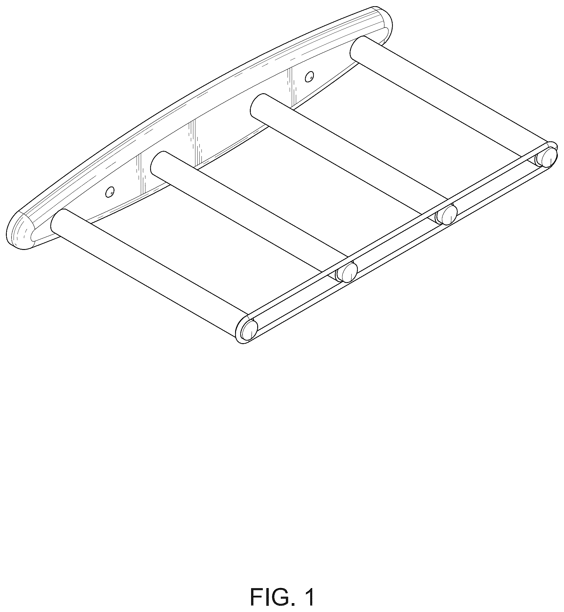 Patent USD1123438 — Board rack — Figure 1