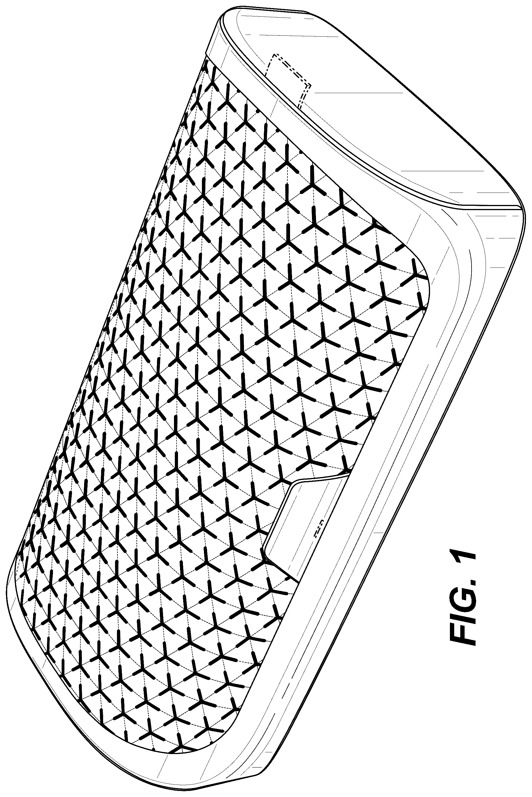 Patent USD1123445 — Pillow — Figure 1