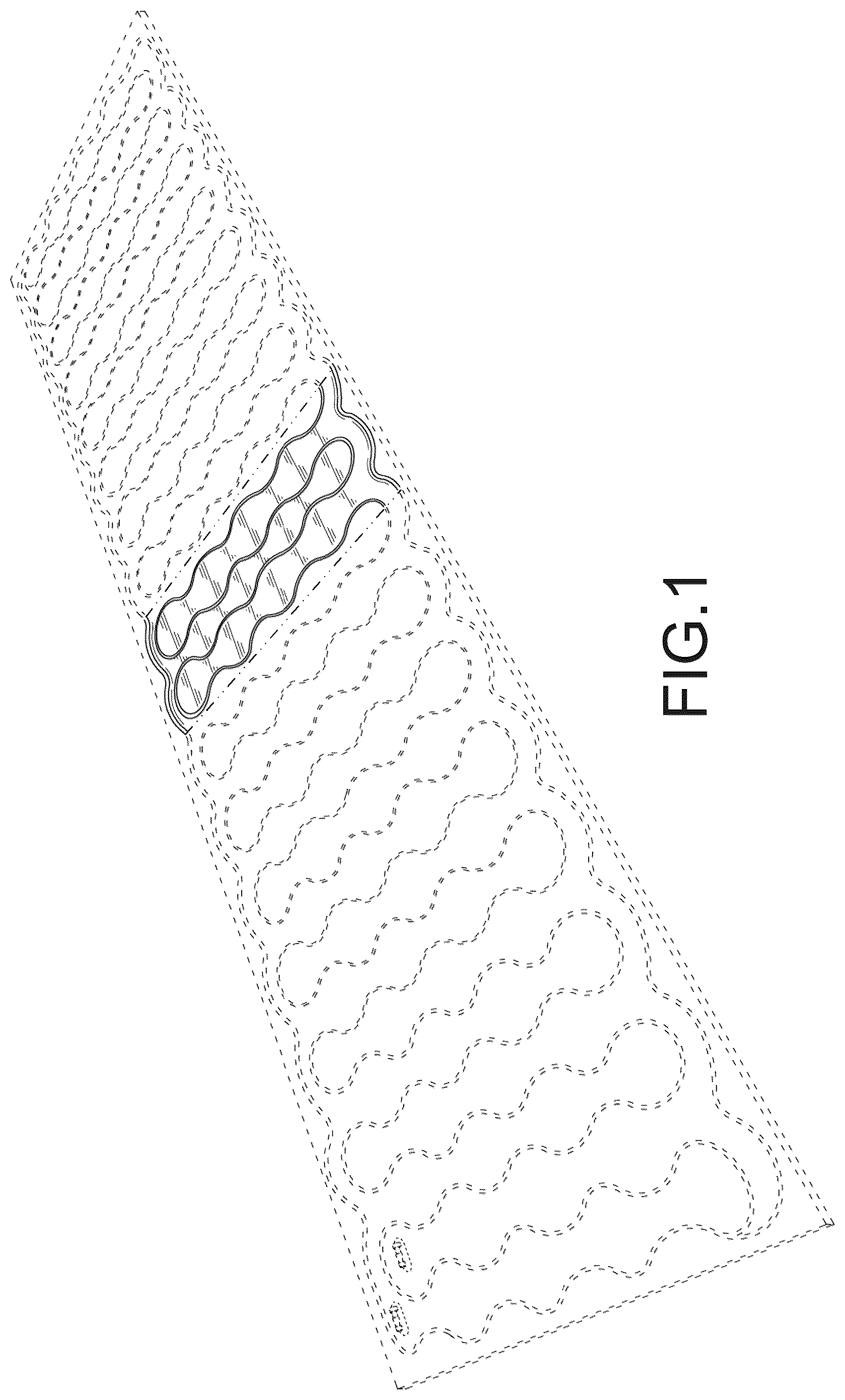 Patent USD1123450 Figure 1 – Inflatable pad