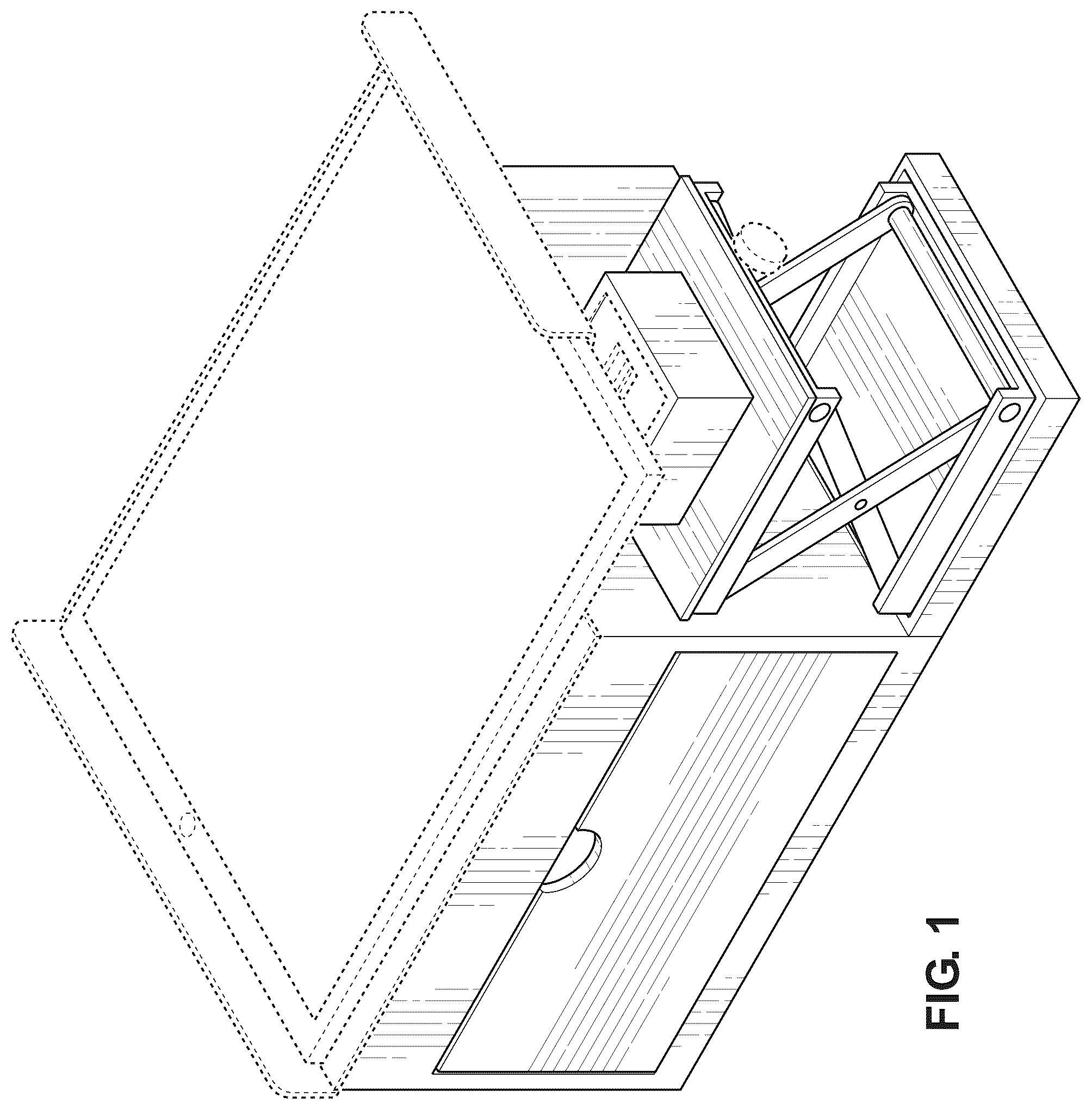 Patent USD1123457 — Jewelry viewing stand — Figure 1