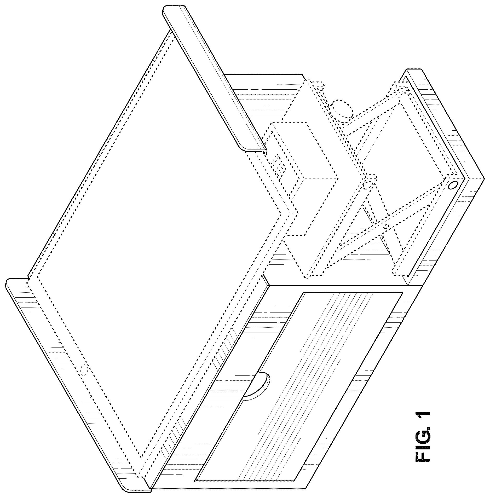 Patent USD1123458 — Jewelry viewing stand — Figure 1