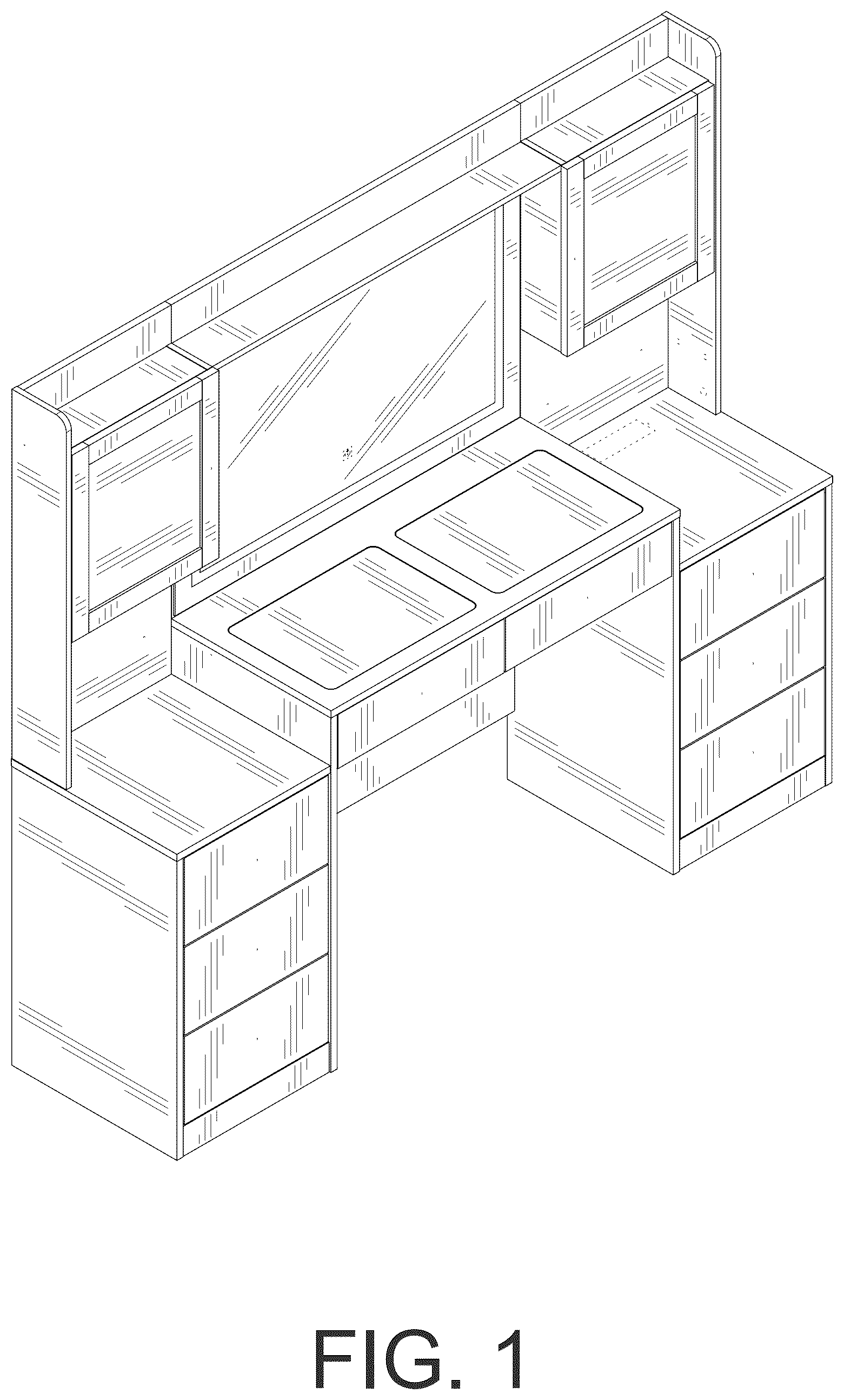 Patent USD1123460 — Dresser — Figure 1