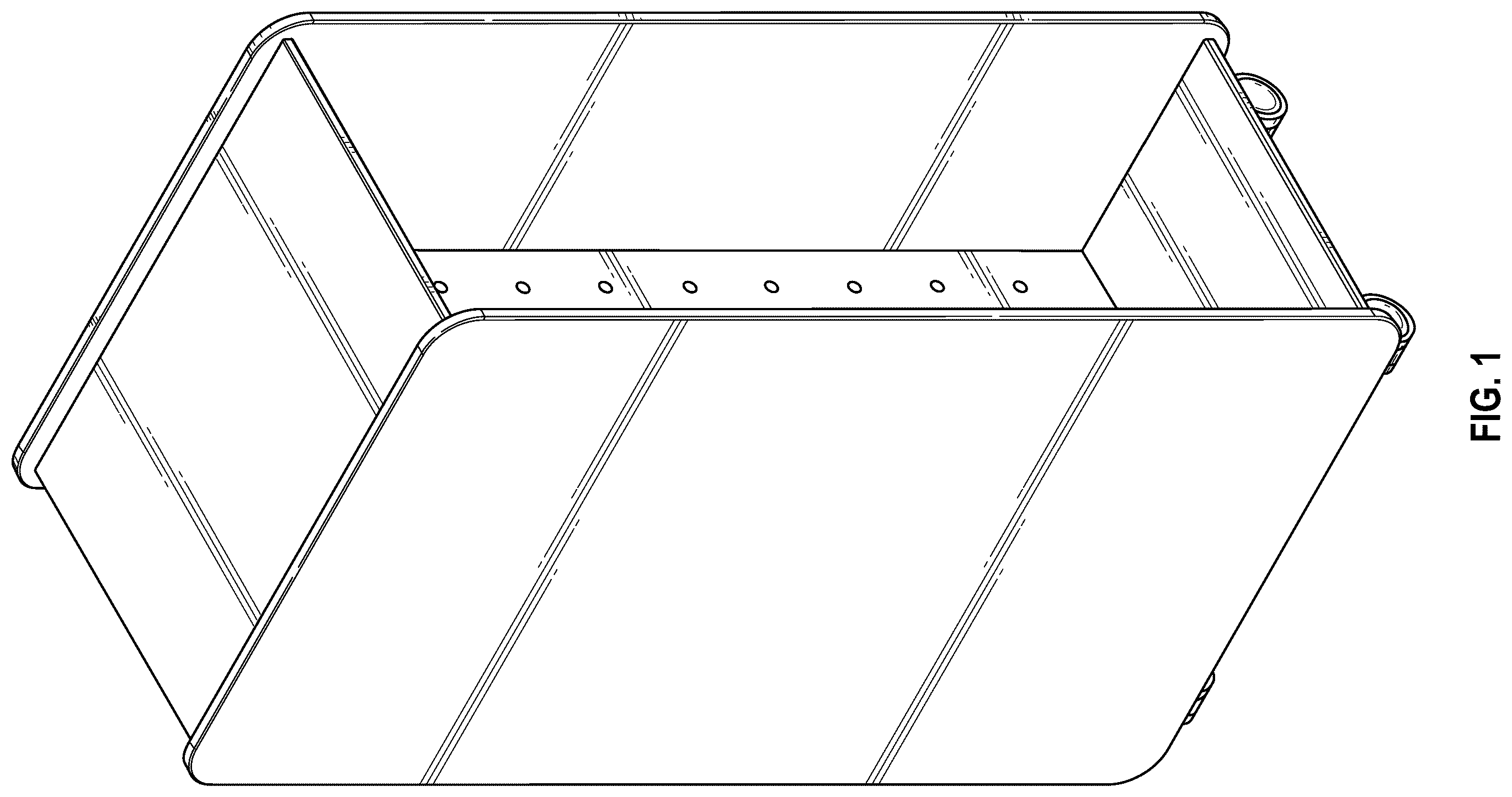 Patent USD1123462 — Closet with pegboard surface — Figure 1