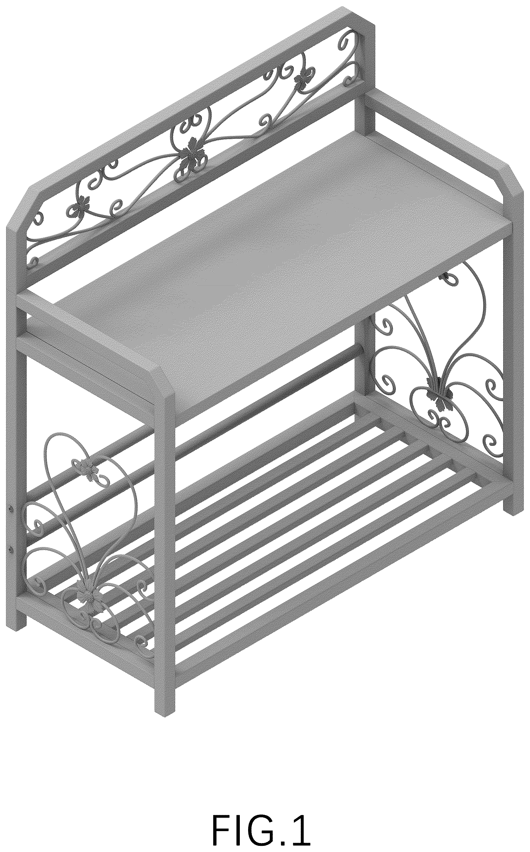 Patent USD1123464 — Flowerpot stand — Figure 1