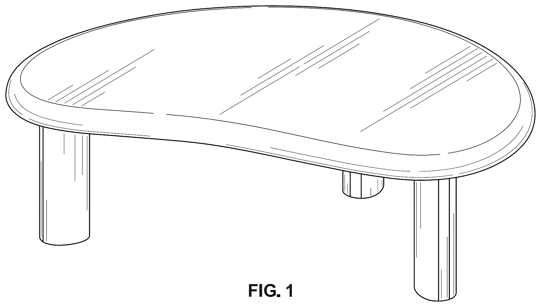 Patent USD1123472 — Table — Figure 1