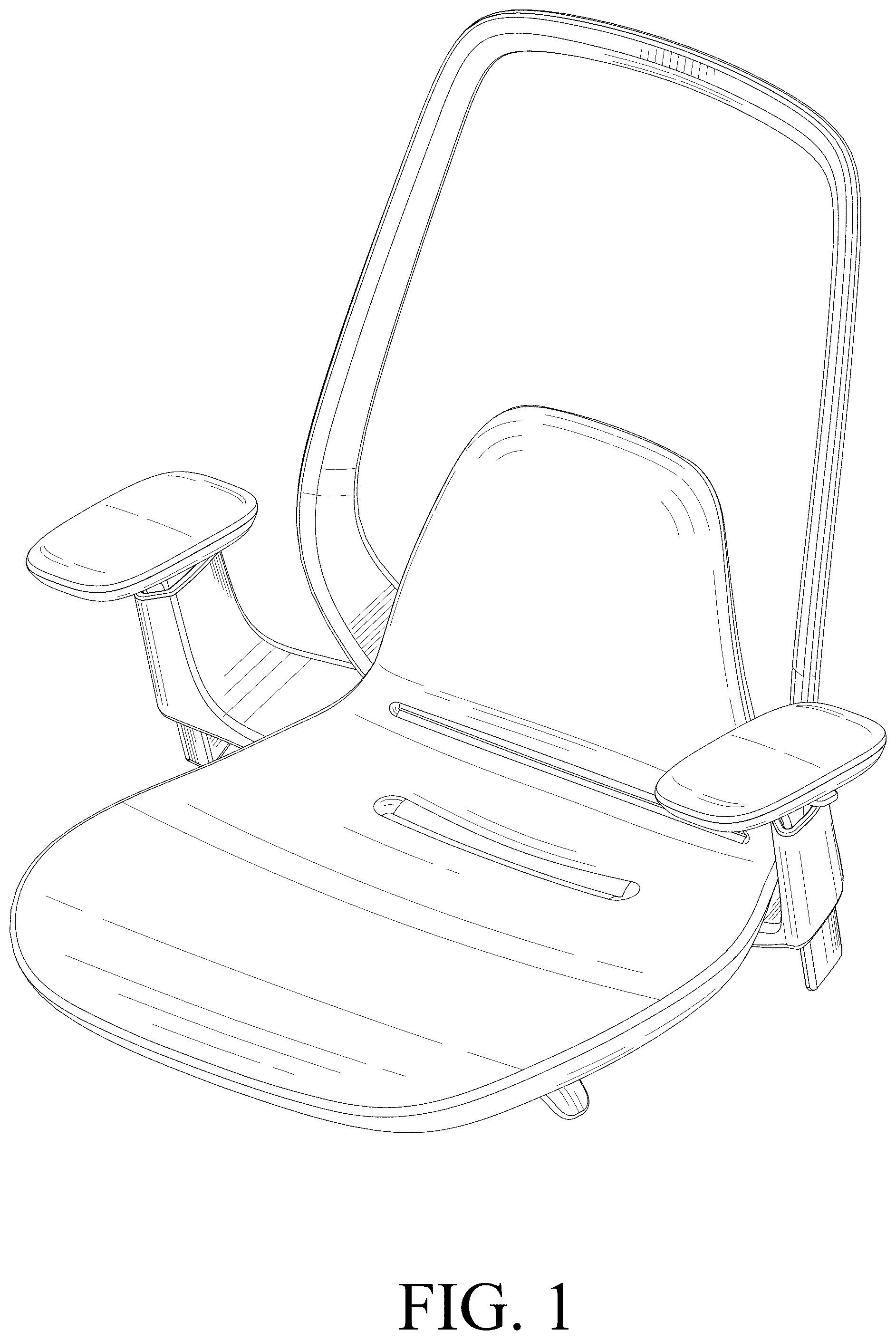 Patent USD1123479 — Back and seat for a chair — Figure 1