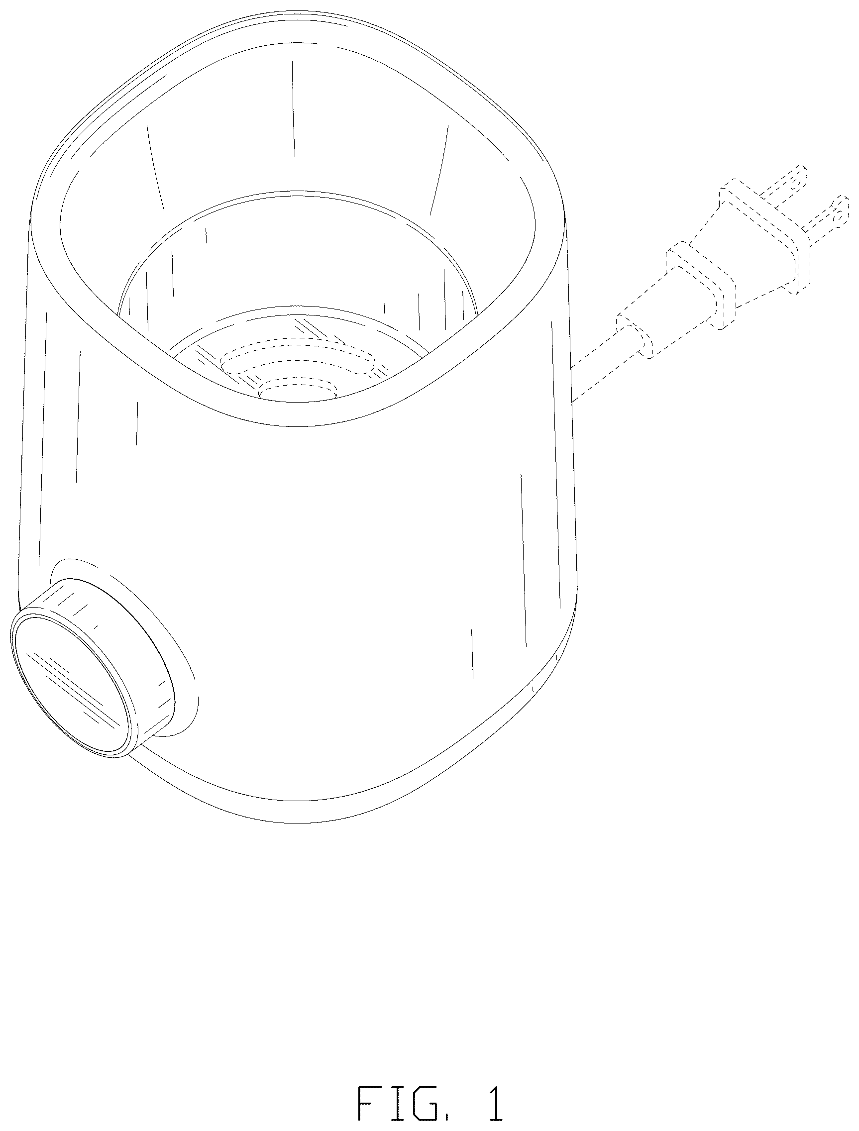 Patent USD1123493 — Bottle warmer — Figure 1