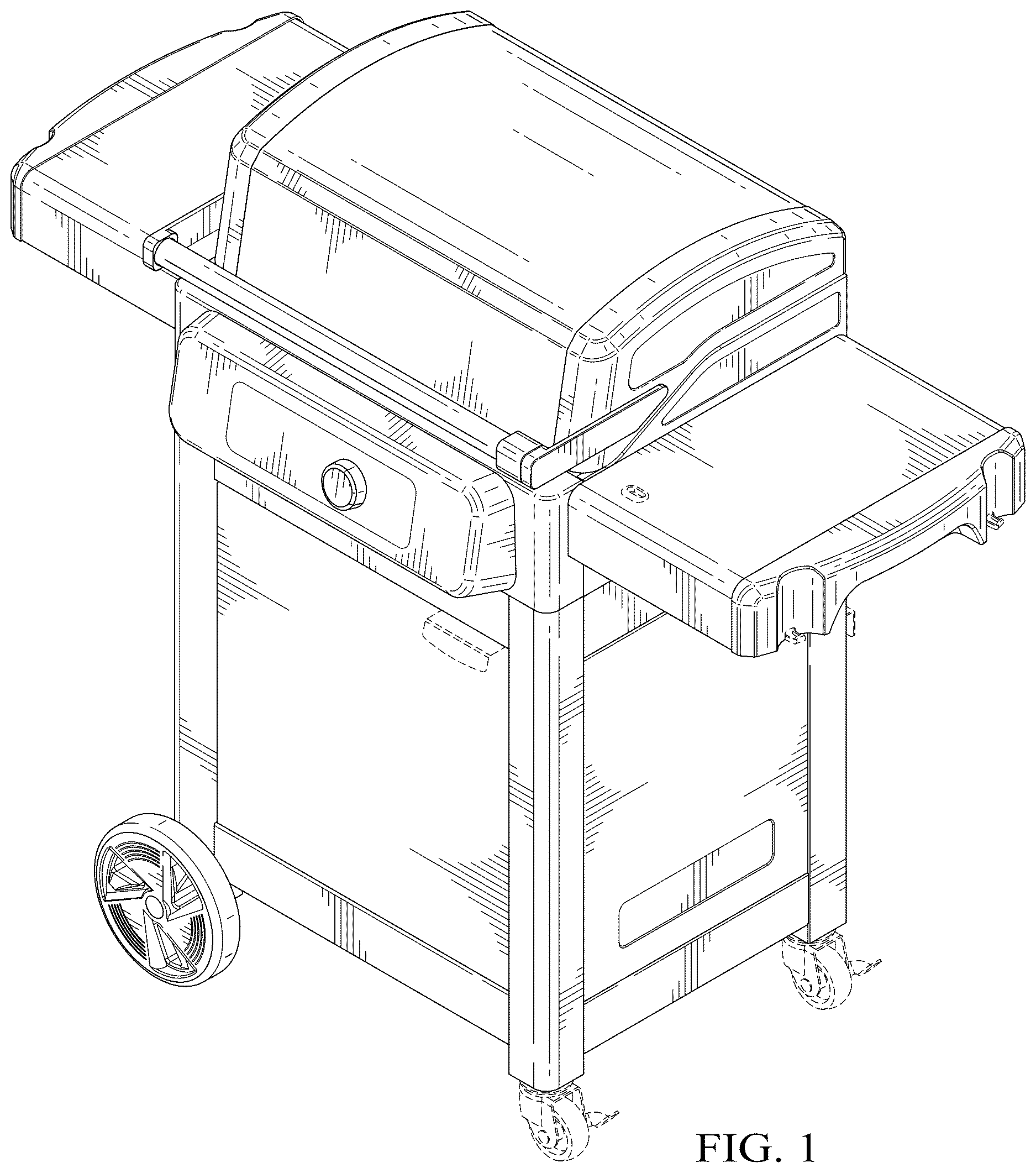 Patent USD1123496 Figure 1 – Griddle