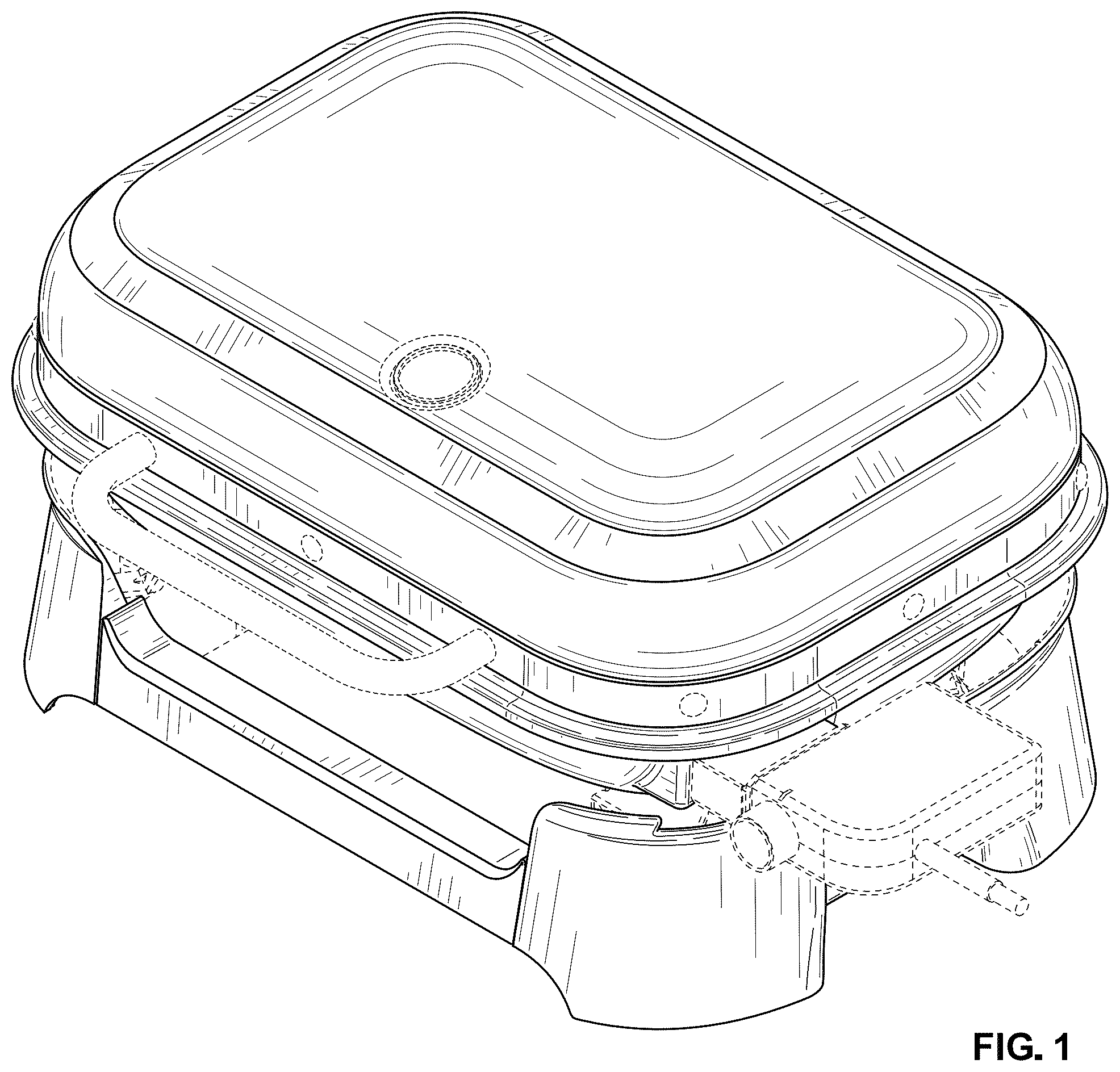 Patent USD1123500 — Portable grill — Figure 1