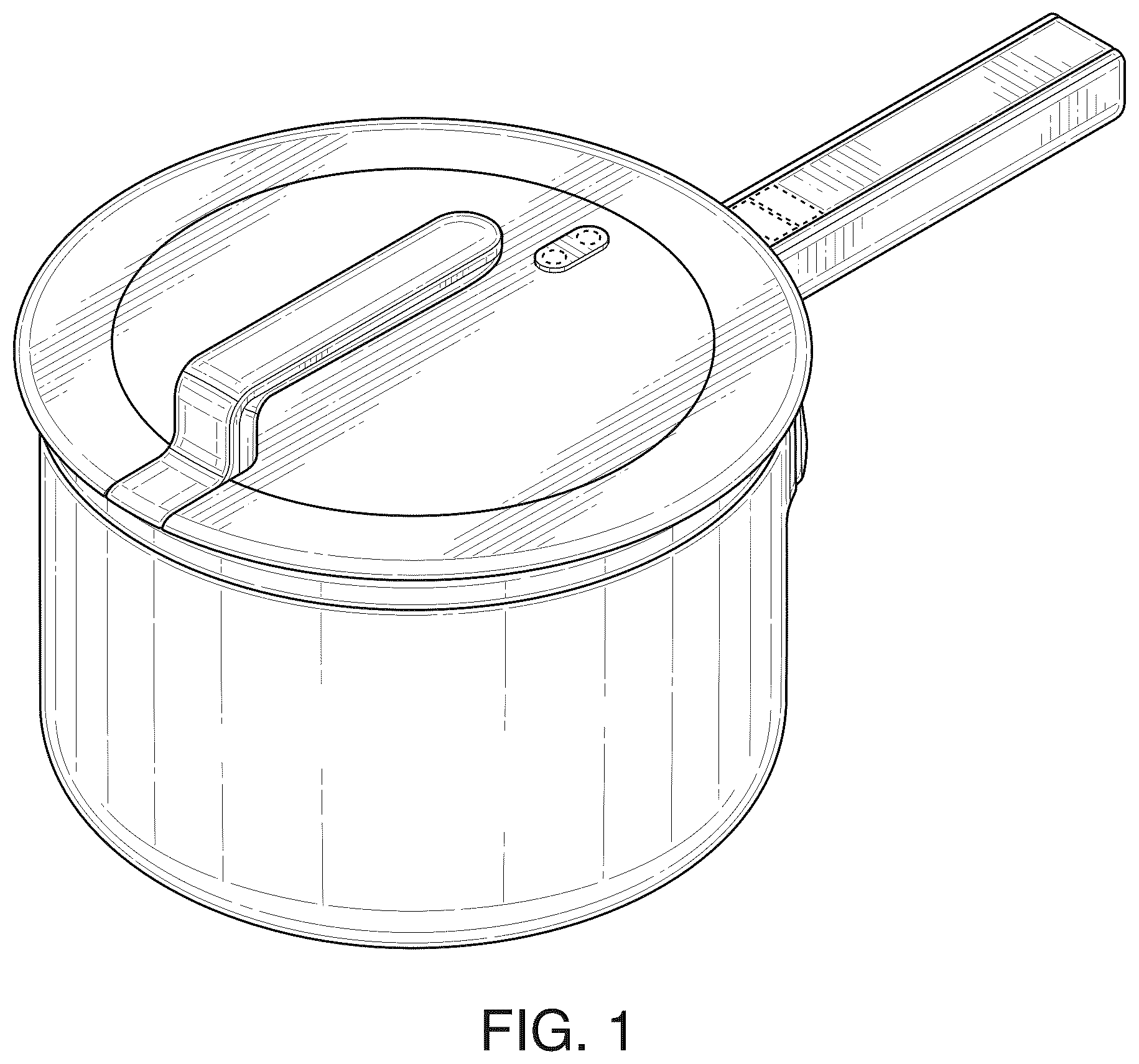 Patent USD1123503 Figure 1 – Electric pot