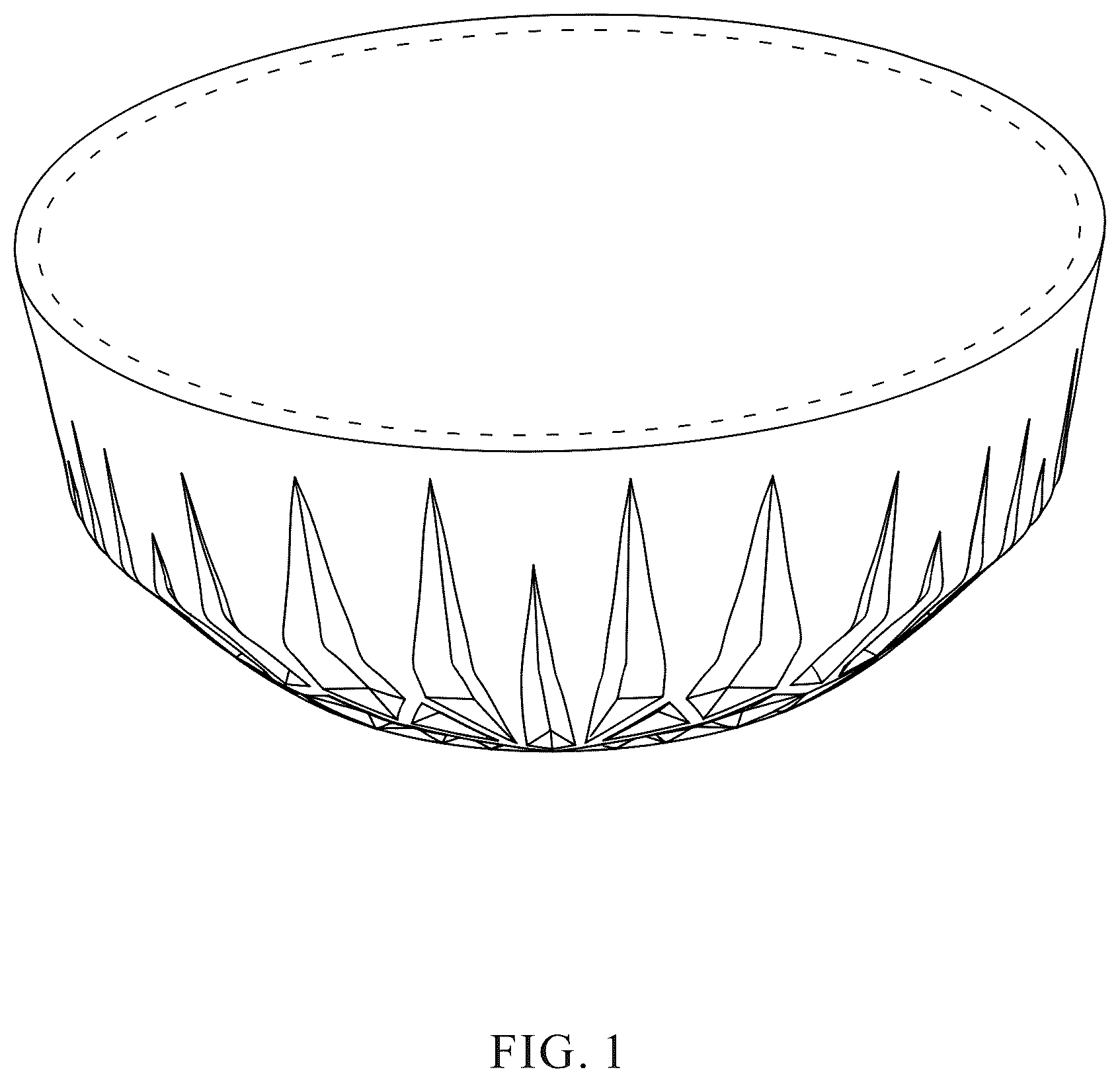Patent USD1123526 — Bowl — Figure 1