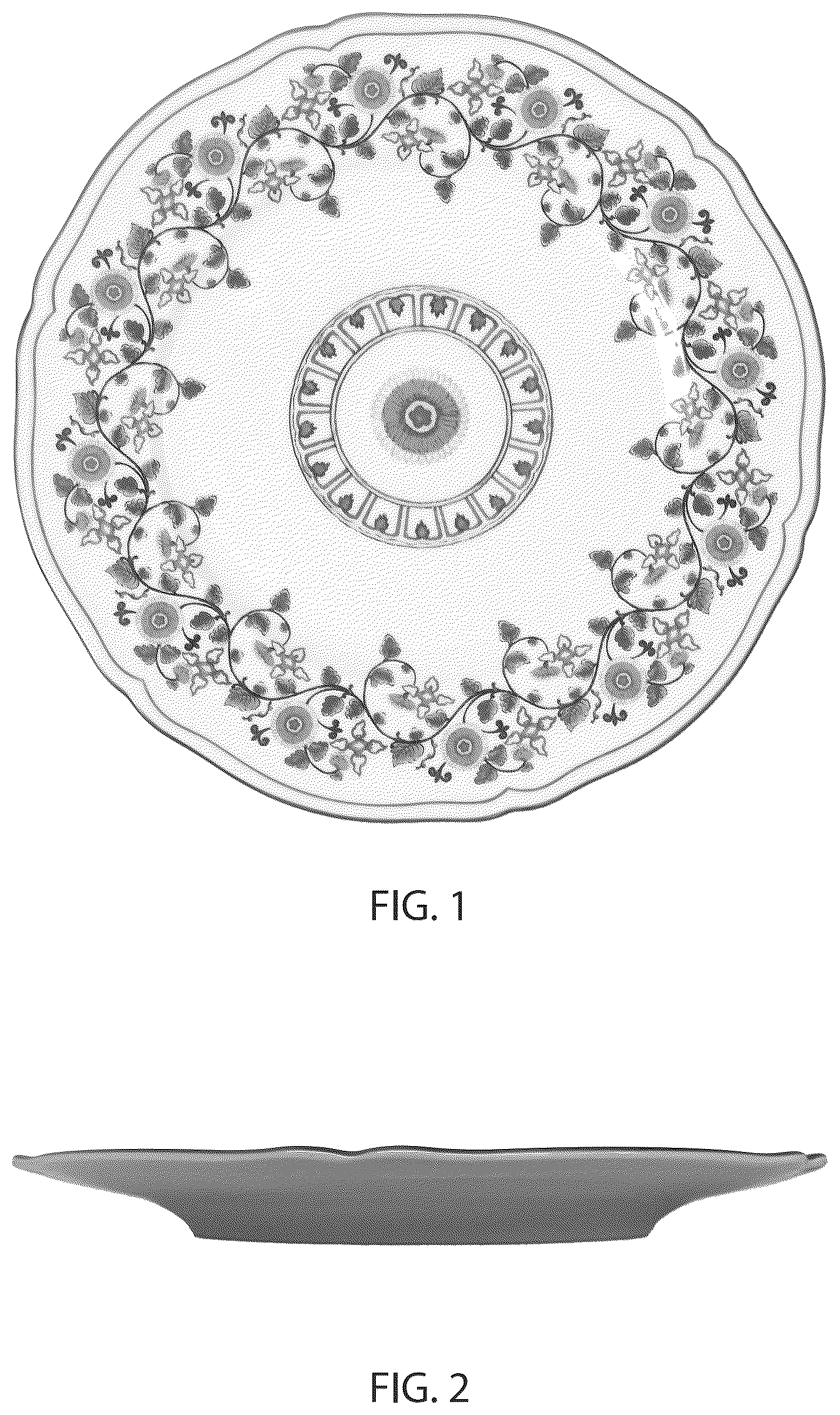 Patent USD1123527 — Plate — Figure 1