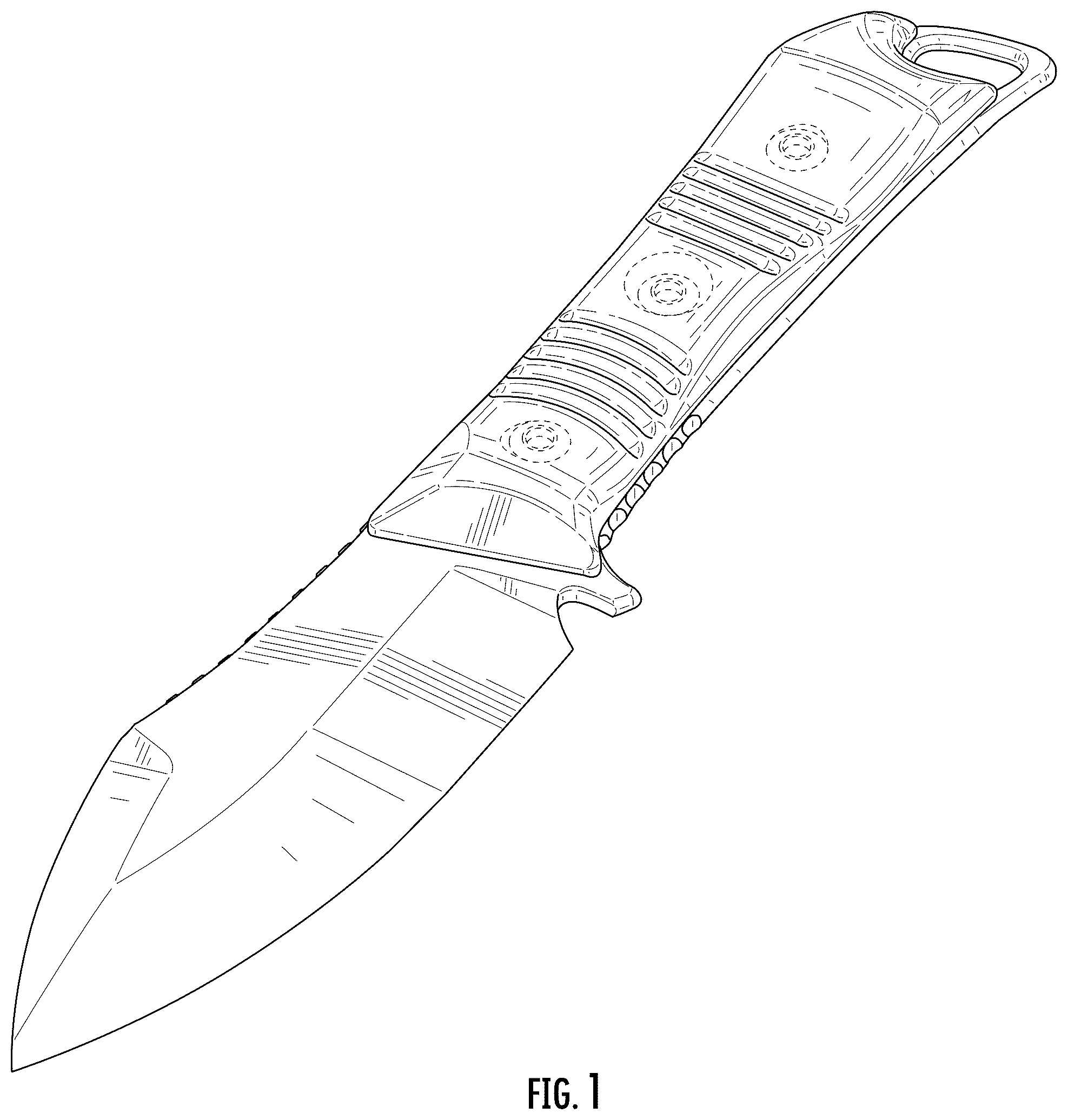 Patent USD1123557 — Fixed blade knife — Figure 1