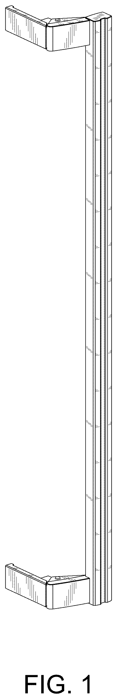 Patent USD1123563 — Door handle for beef refrigeration display cabinet — Figure 1