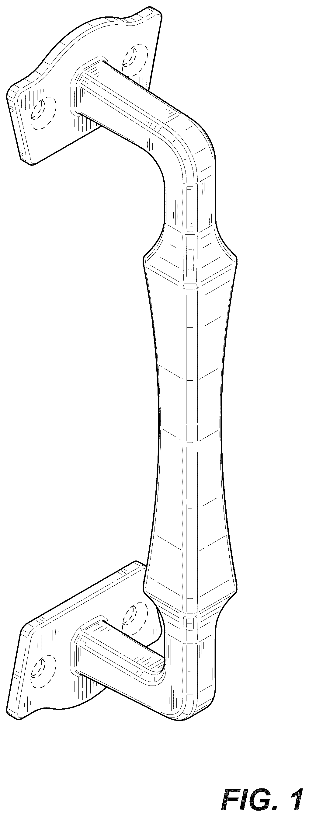 Patent USD1123565 — Handle — Figure 1