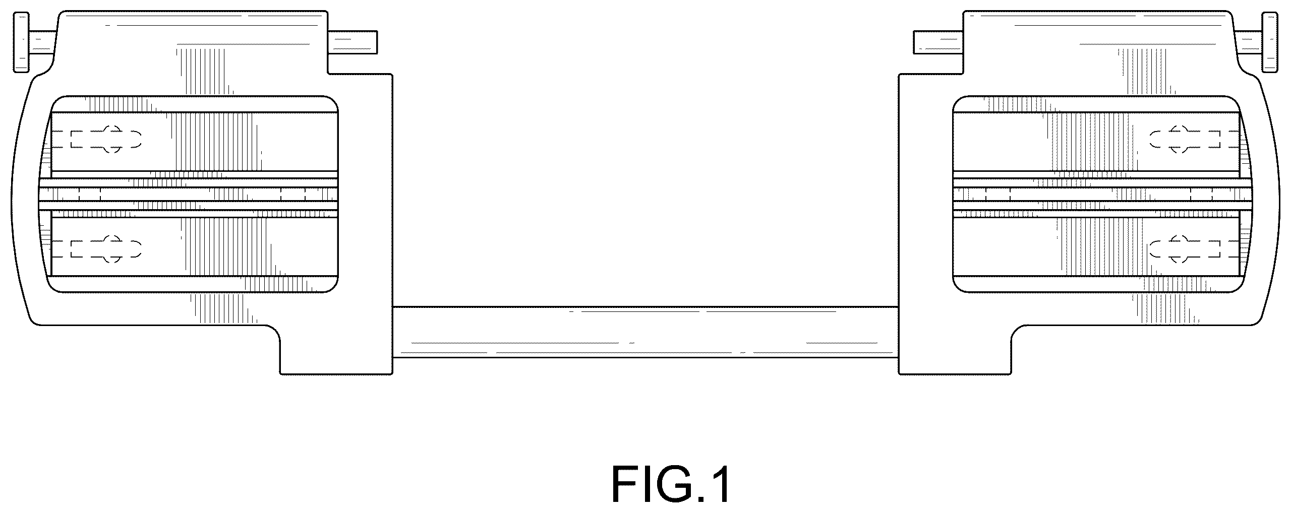 Patent USD1123566 Figure 1 – Container latch