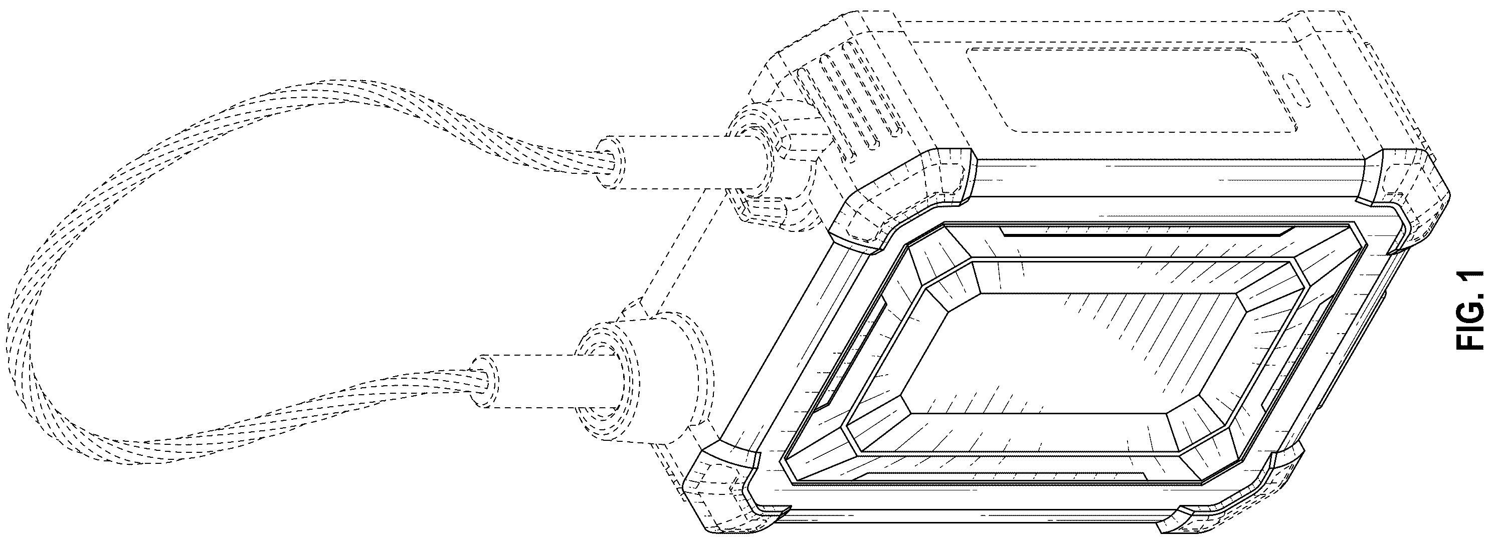 Patent USD1123569 Figure 1 – Lock