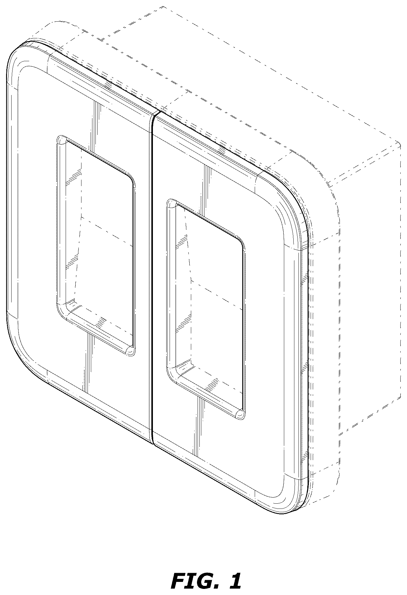 Patent USD1123576 — Light switch cover — Figure 1