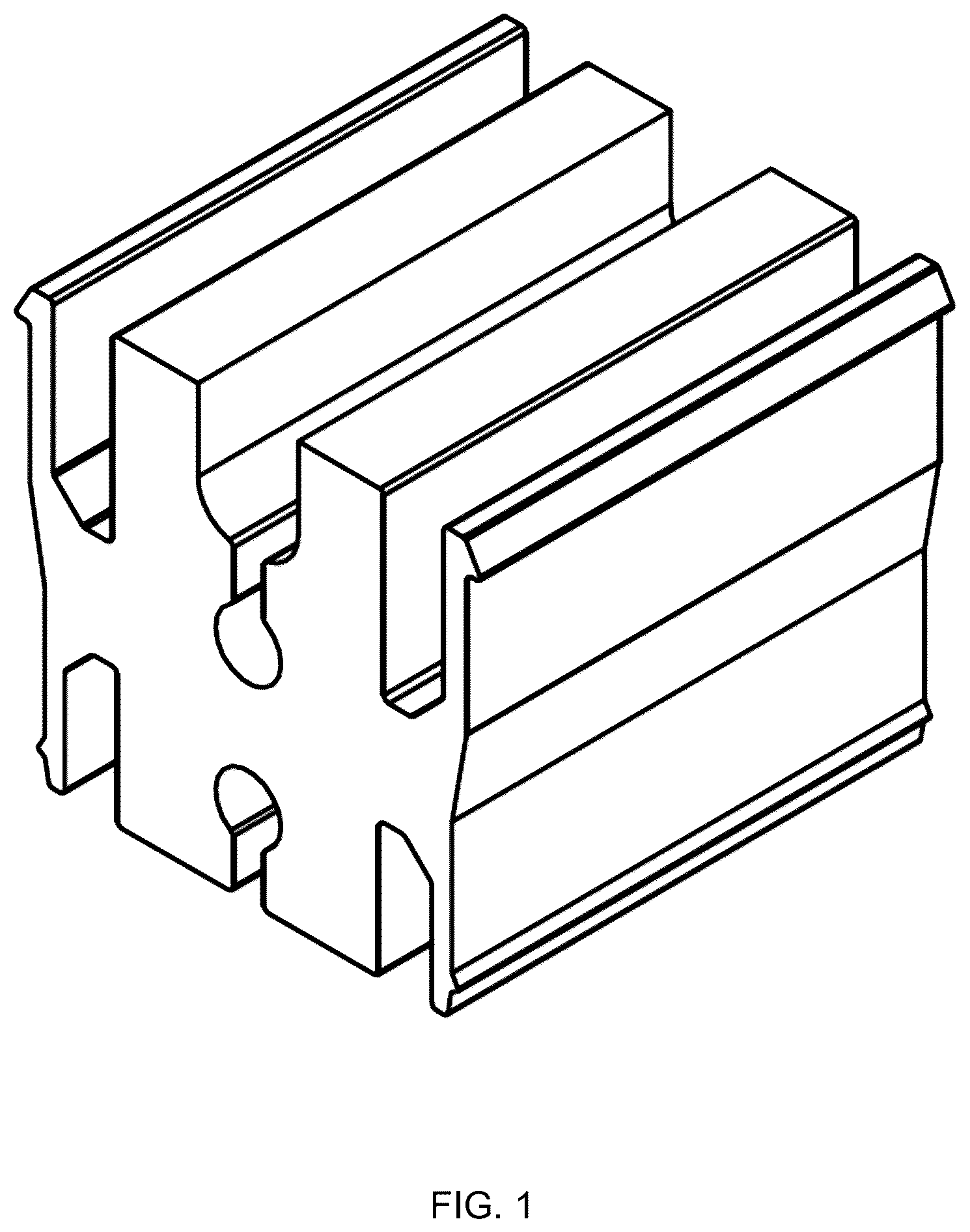Patent USD1123583 — Clip for mounting battens — Figure 1