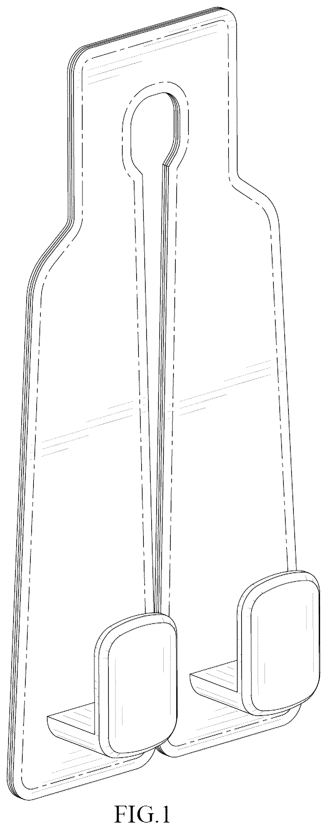 Patent USD1123590 — Car hook — Figure 1
