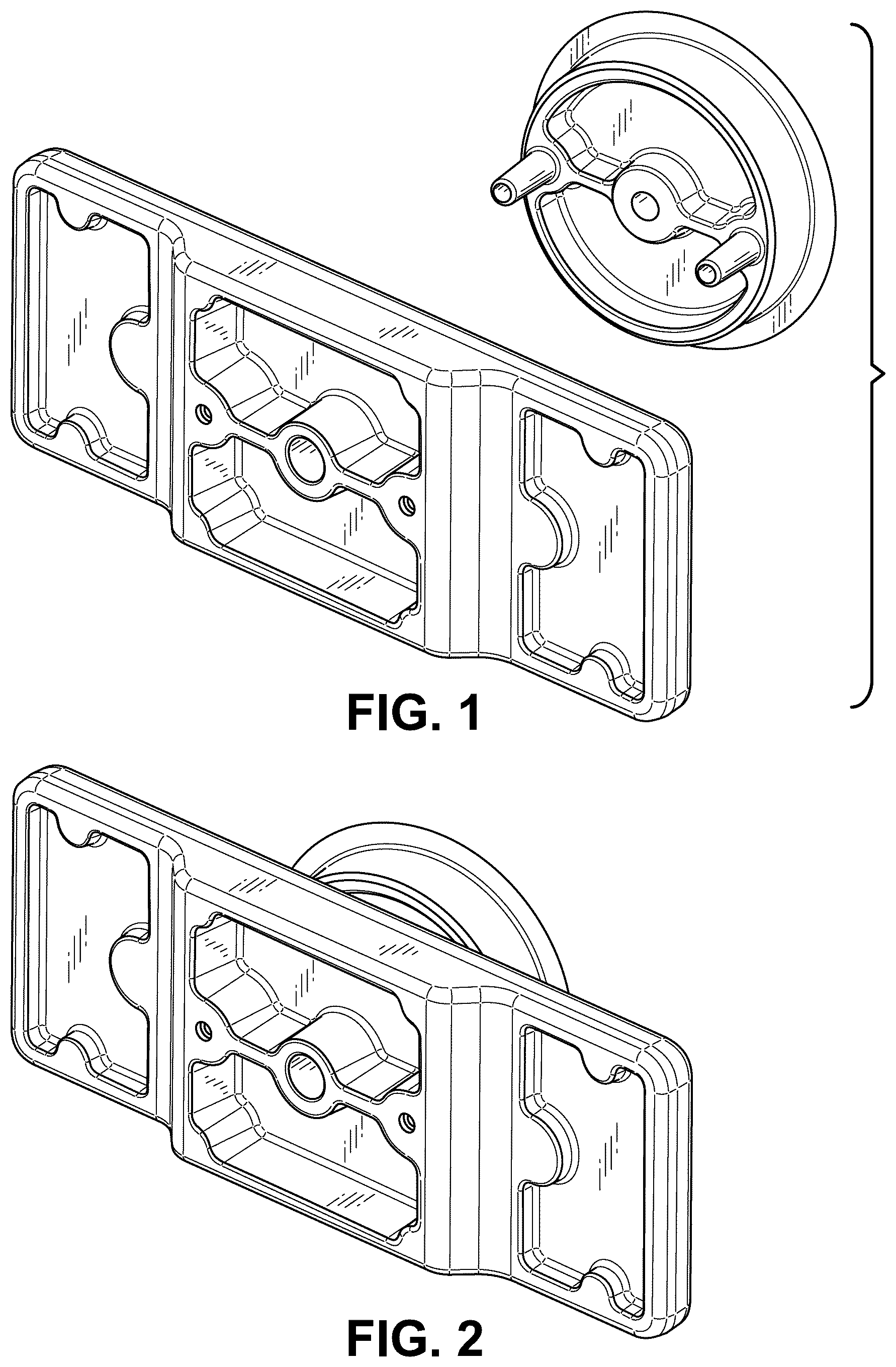 Patent USD1123596 Figure 1 – Wall fastener assembly