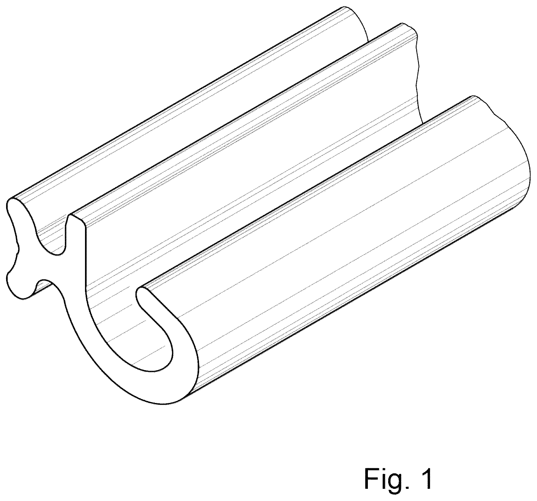 Patent USD1123598 Figure 1 – Sheet pile connector