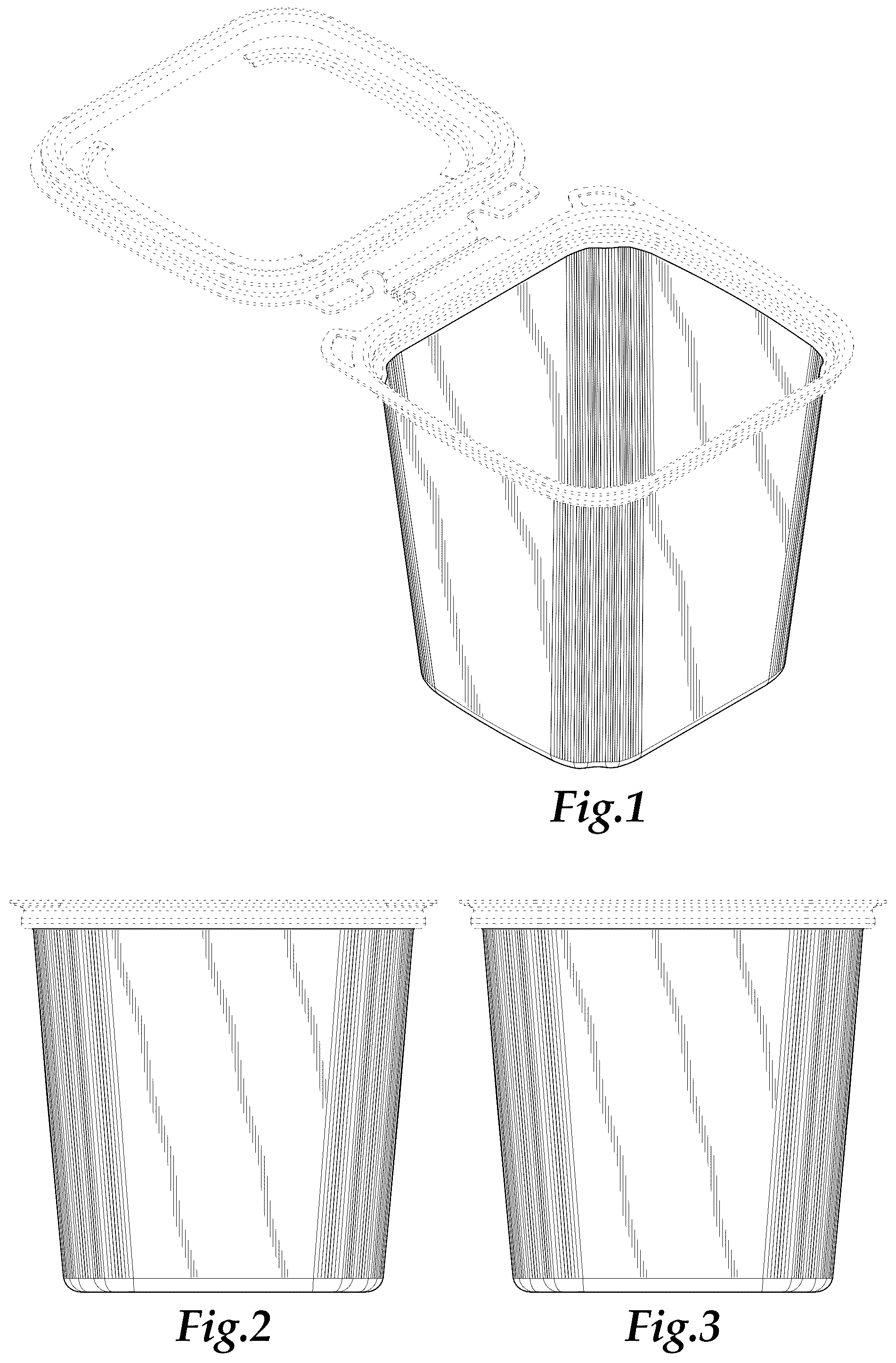 Patent USD1123611 — Container body — Figure 1