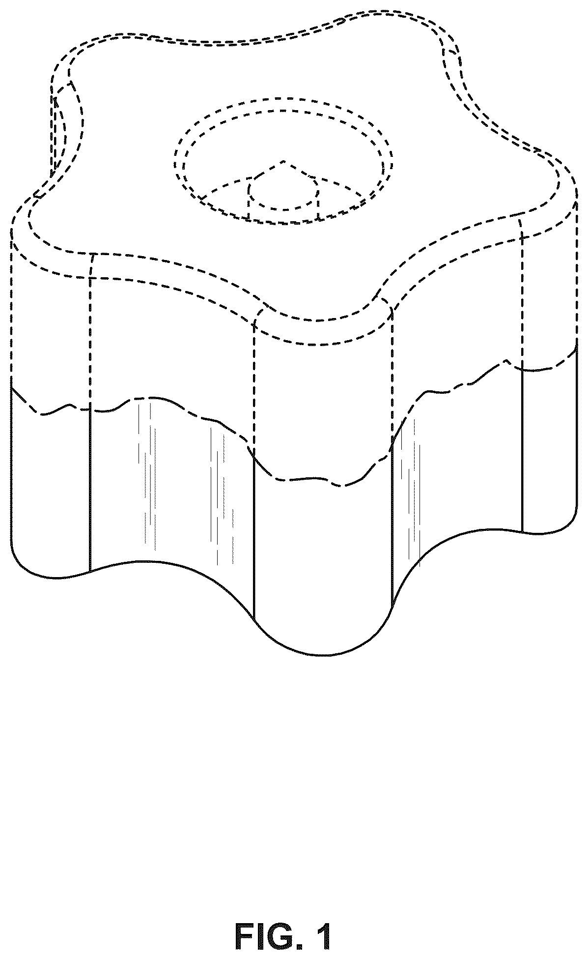 Patent USD1123618 — Ergonomic cap for pain topical products — Figure 1
