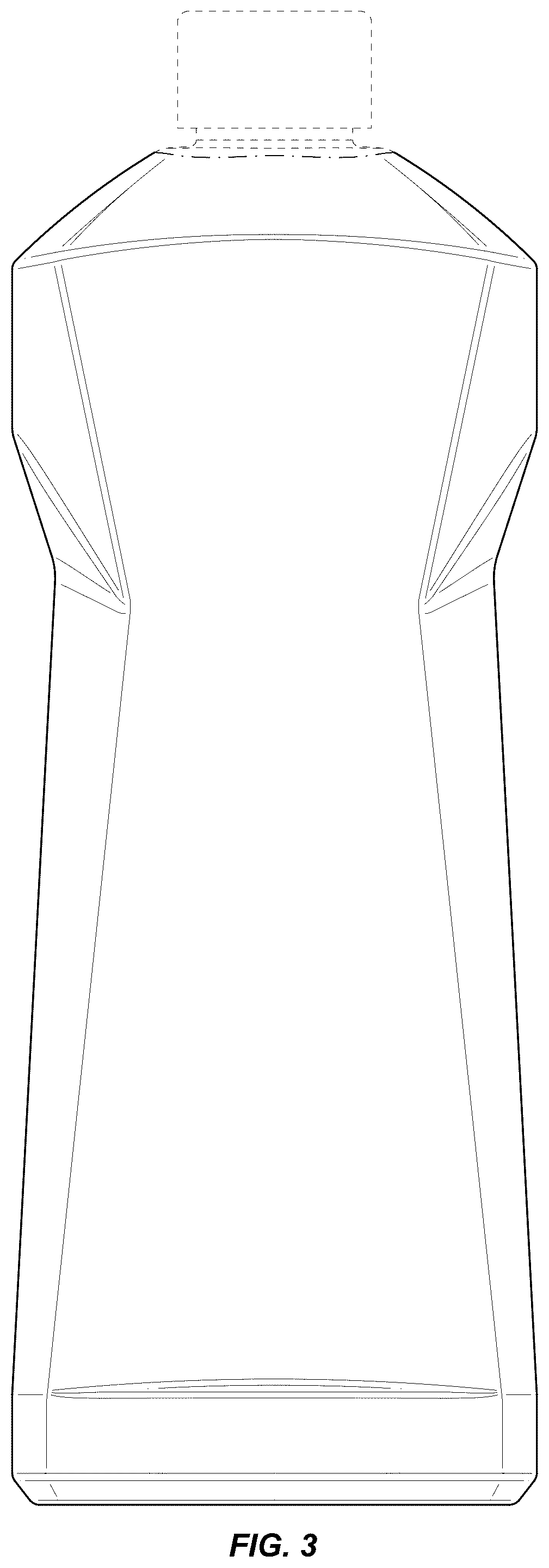 Patent USD1123632 Figure 3 – Bottle