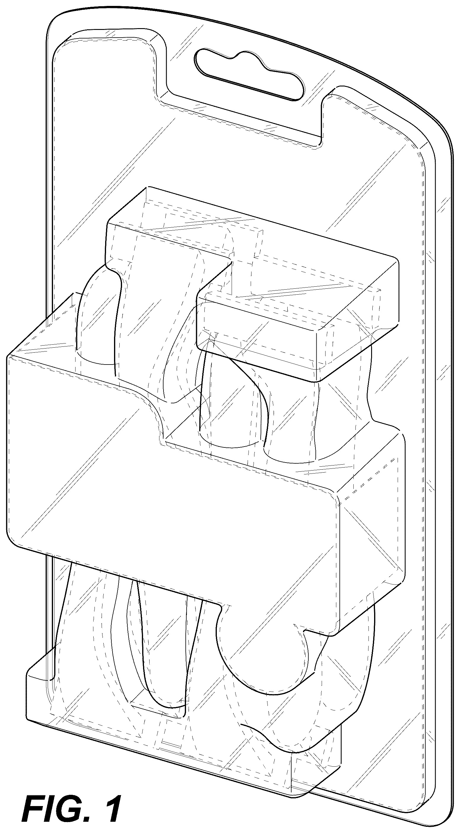Patent USD1123646 — Package for a razor set — Figure 1