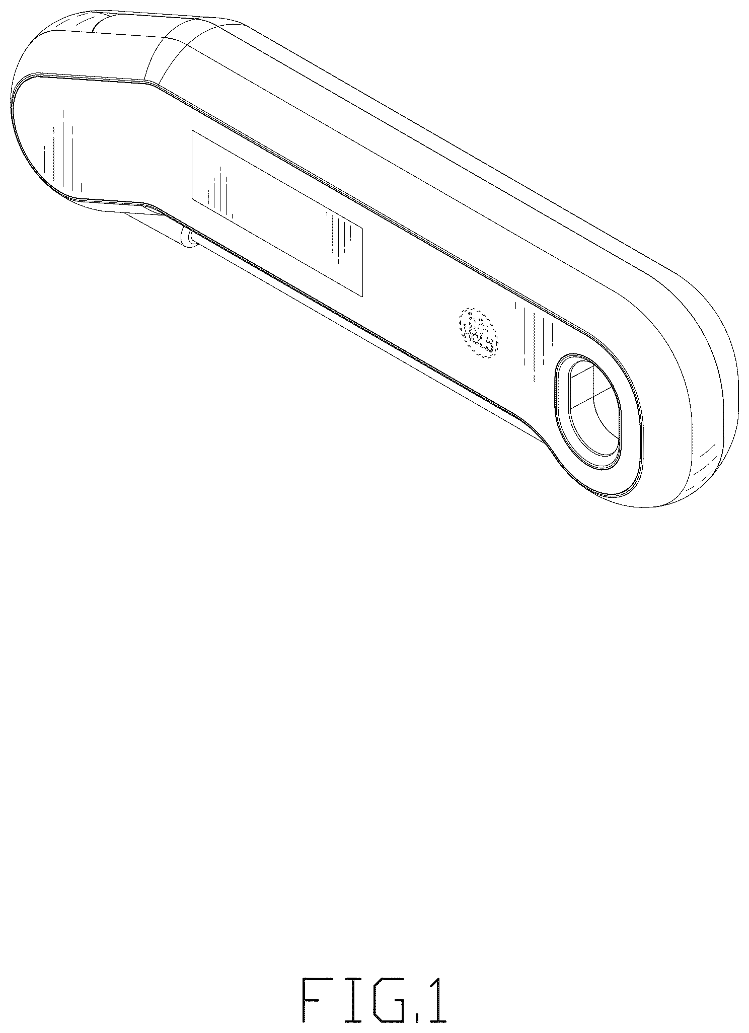 Patent USD1123654 — Digital meat thermometer — Figure 1