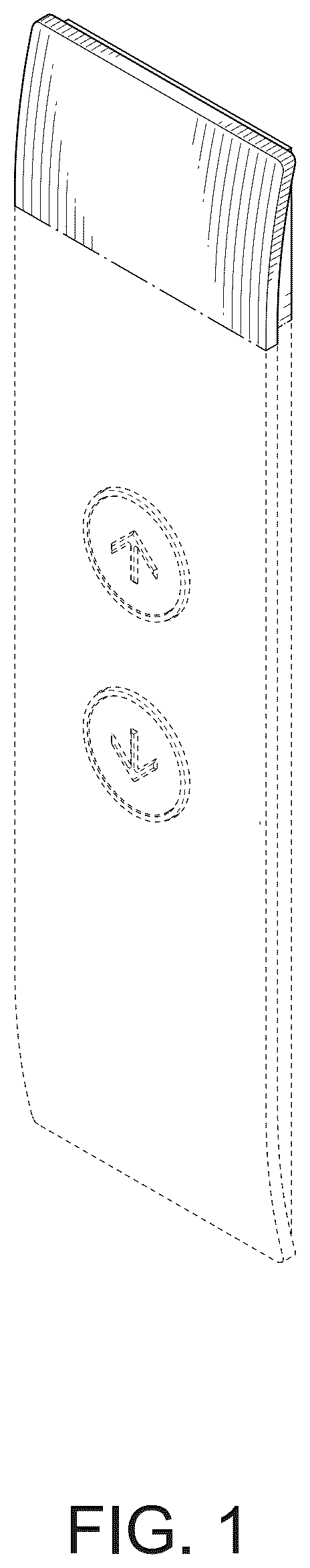 Patent USD1123672 — Control panel for elevator — Figure 1