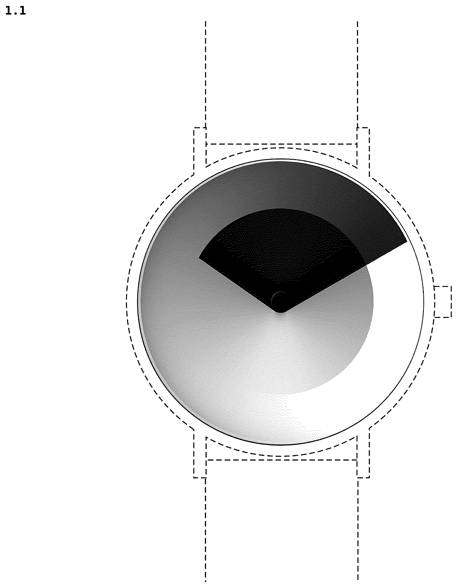 Patent USD1123678 — Watch — Figure 1