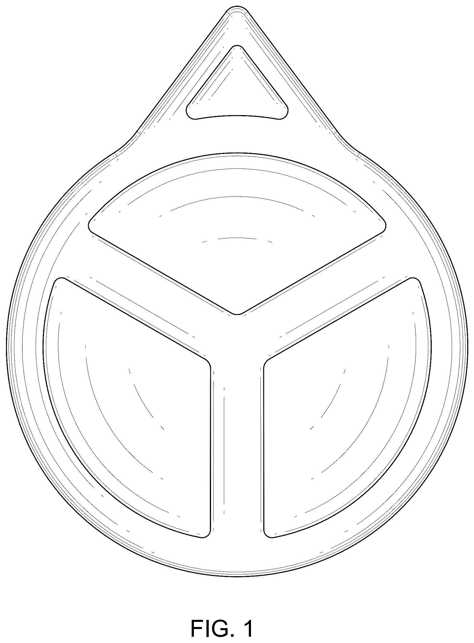 Patent USD1123707 — Cuff link — Figure 1