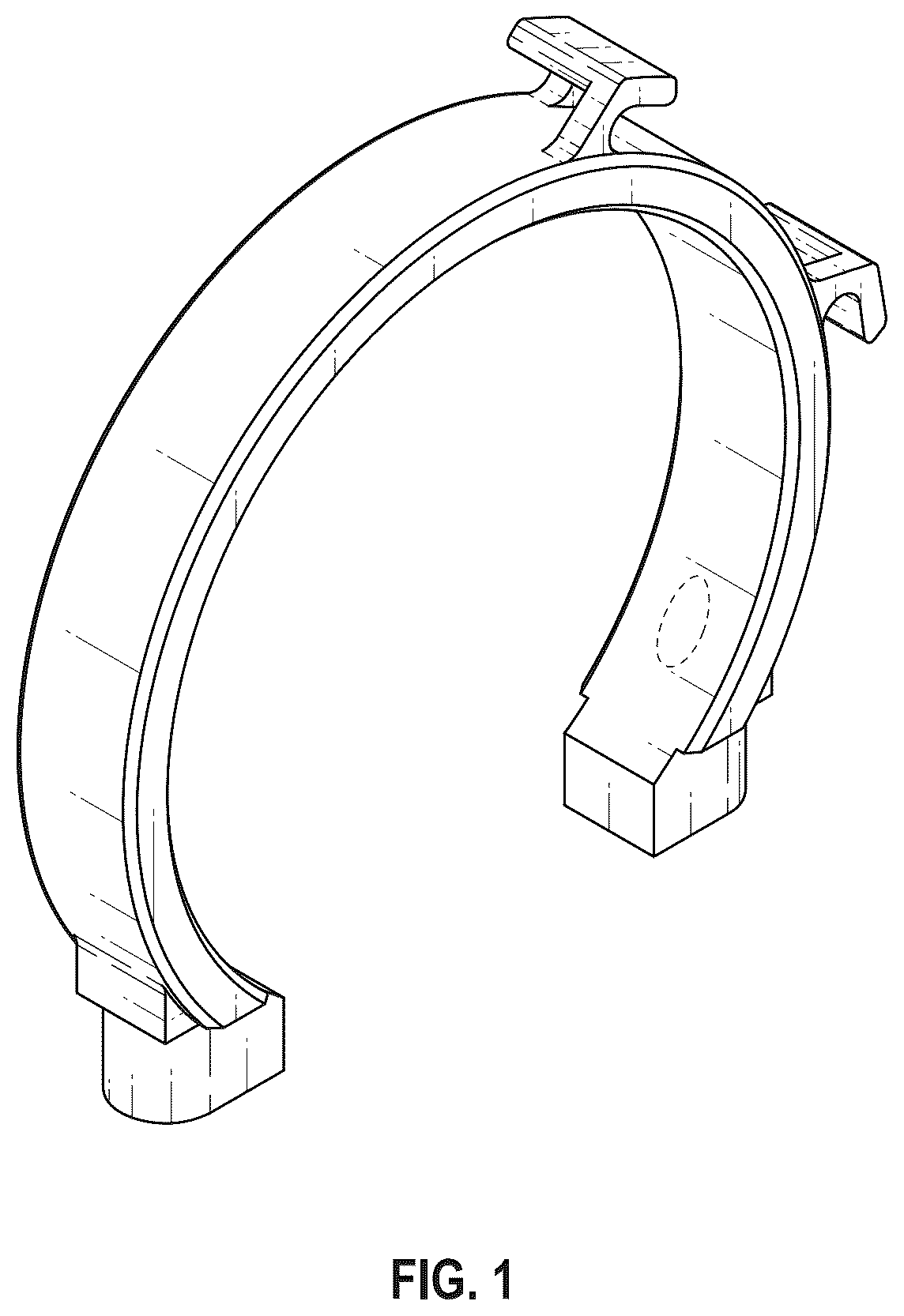 Patent USD1123714 Figure 1 – Motor clamp for a model vehicle