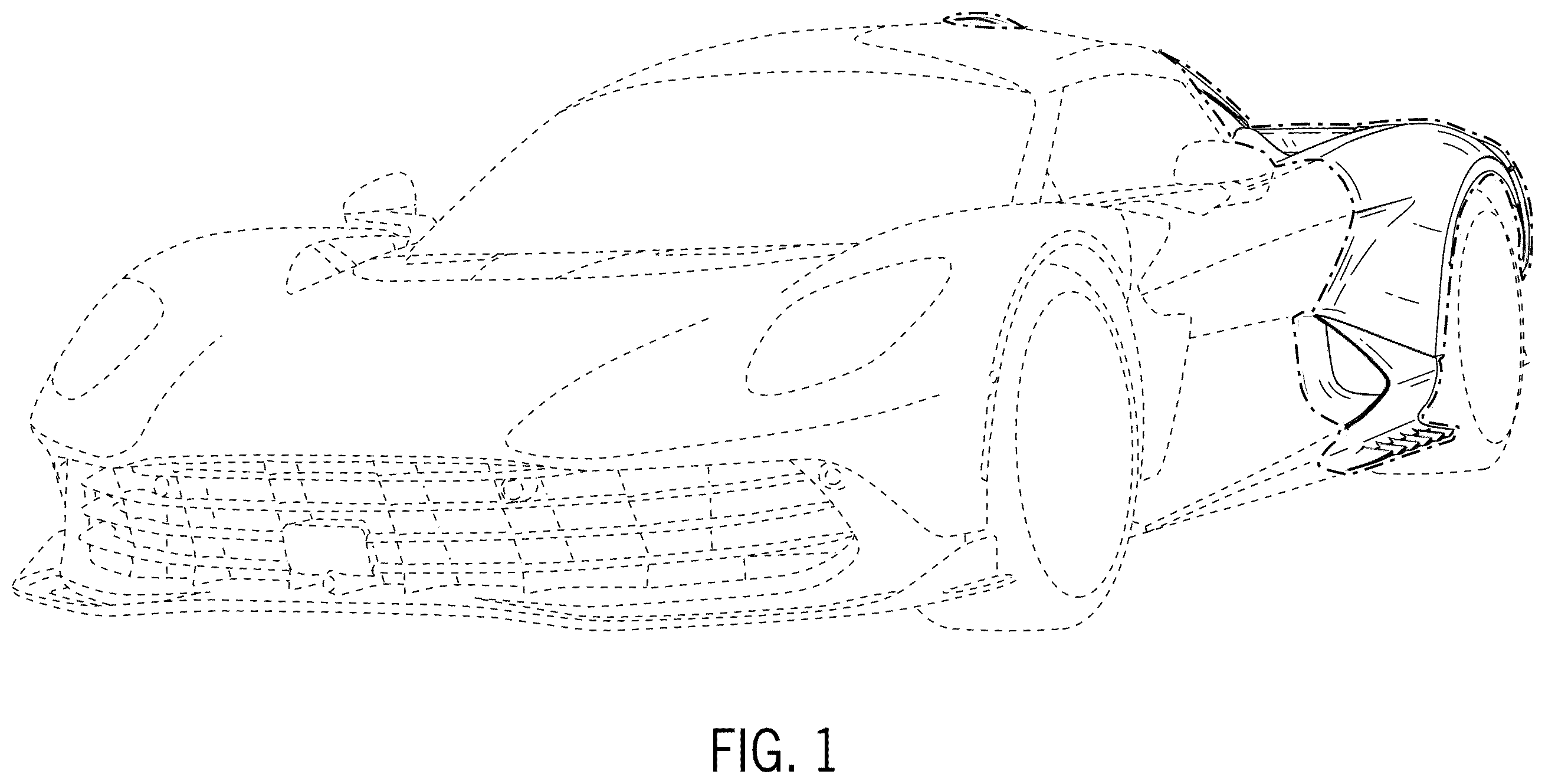 Patent USD1123715 — Automobile or replica thereof — Figure 1
