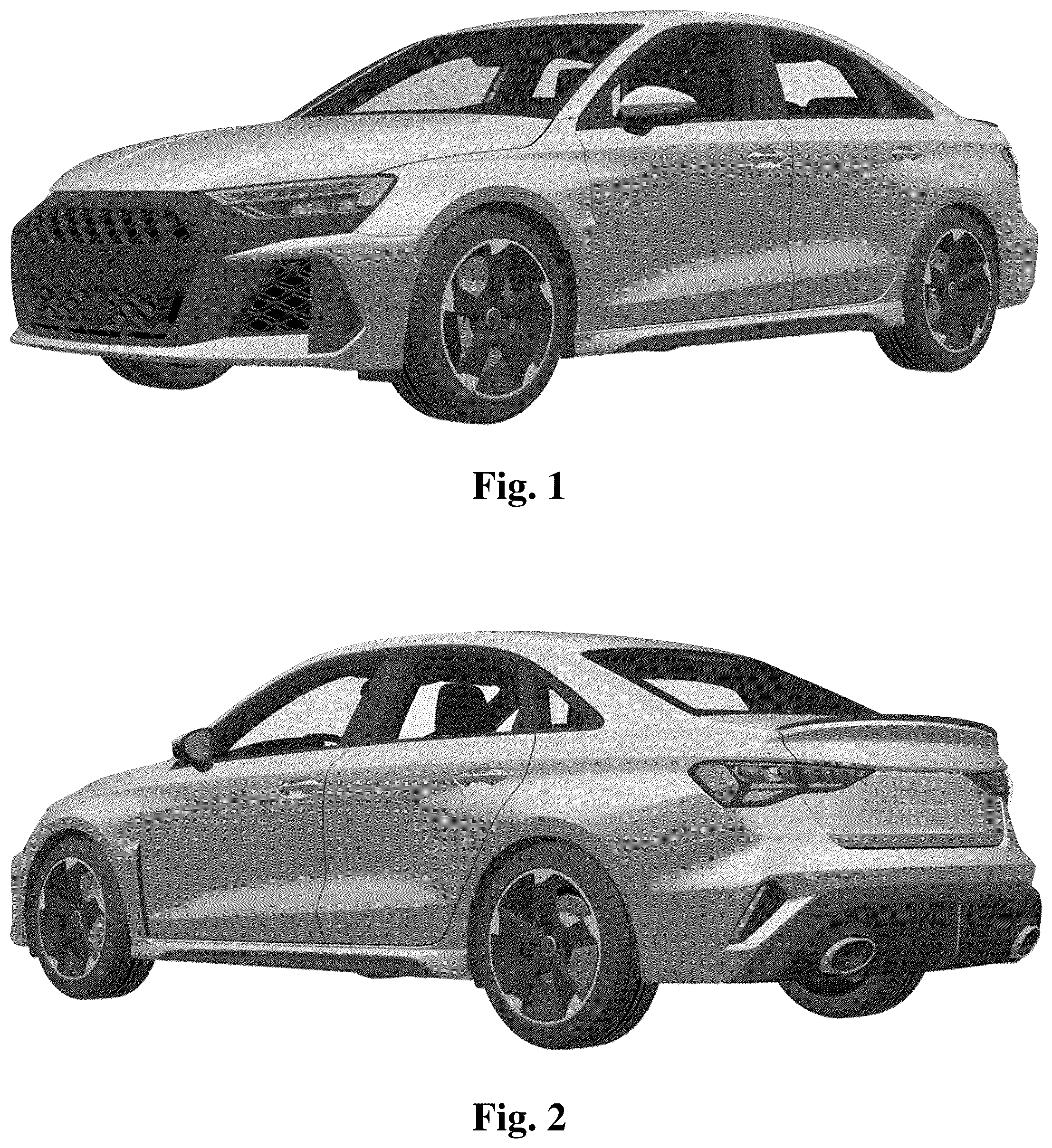 Patent USD1123721 — Motor vehicle — Figure 1