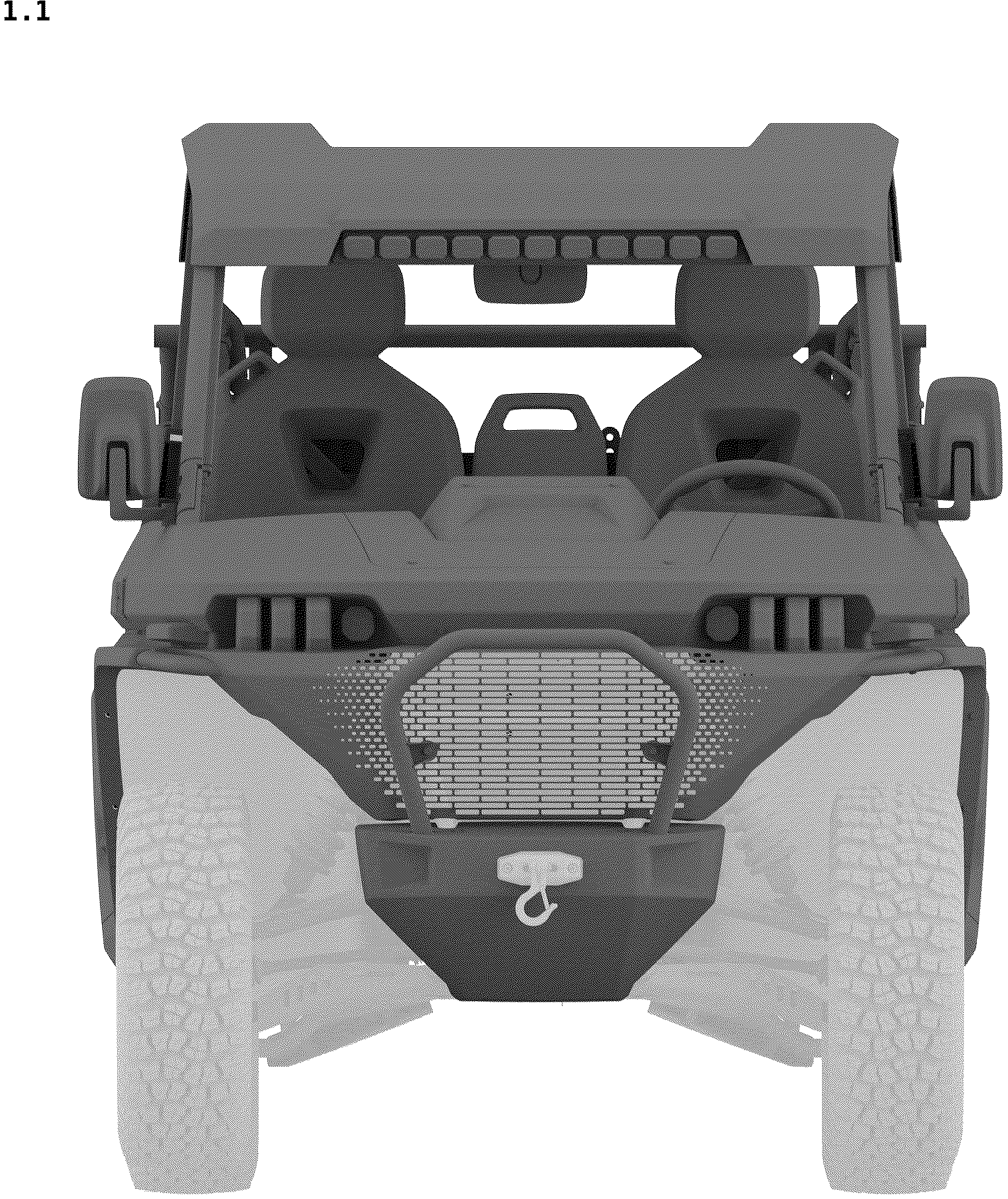 Patent USD1123724 — All-terrain vehicle — Figure 1