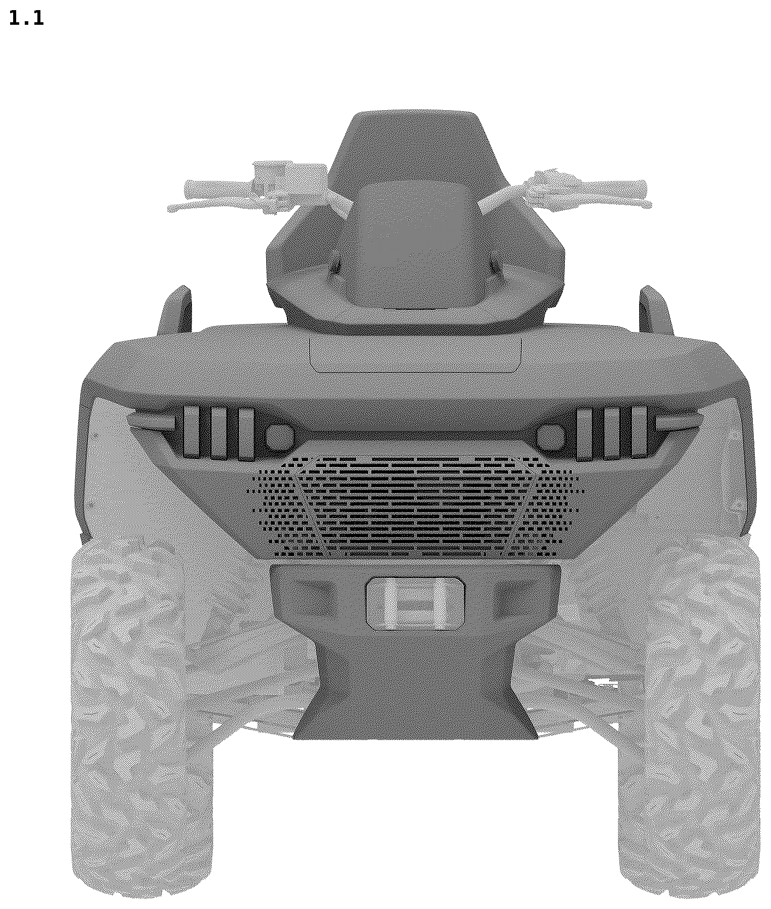 Patent USD1123725 — All-terrain vehicle — Figure 1