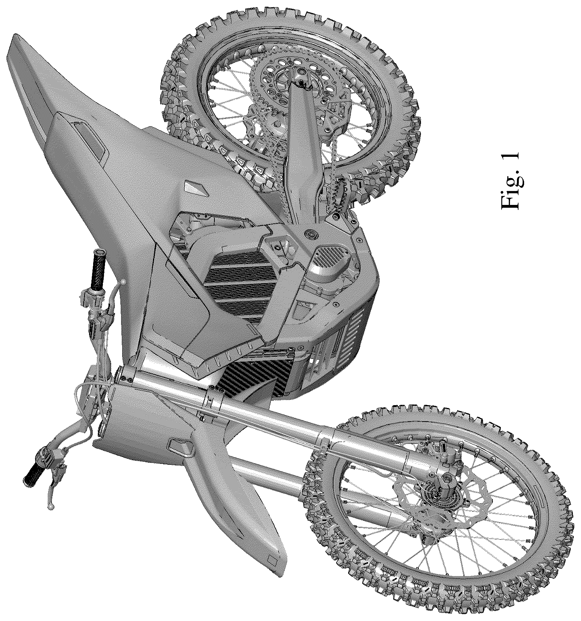 Patent USD1123730 — Electric dirt bike — Figure 1