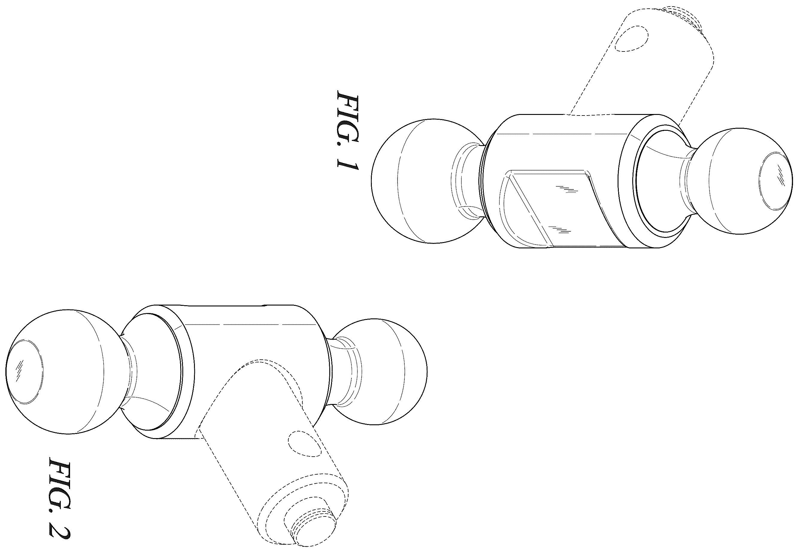 Patent USD1123737 — Two ball hitch — Figure 1